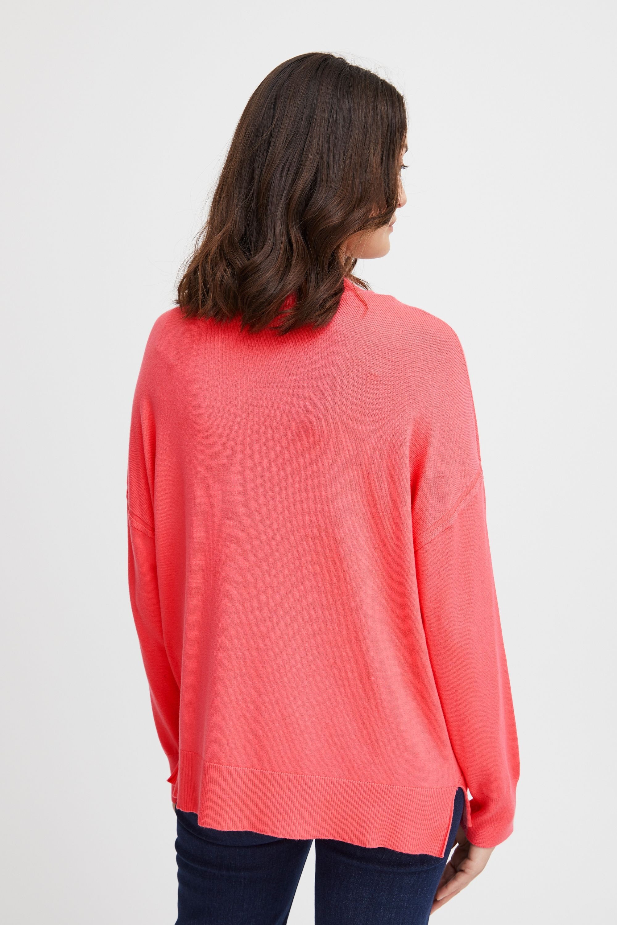 fransa Strickfleece-Pullover »Strickpullover FRBlume«