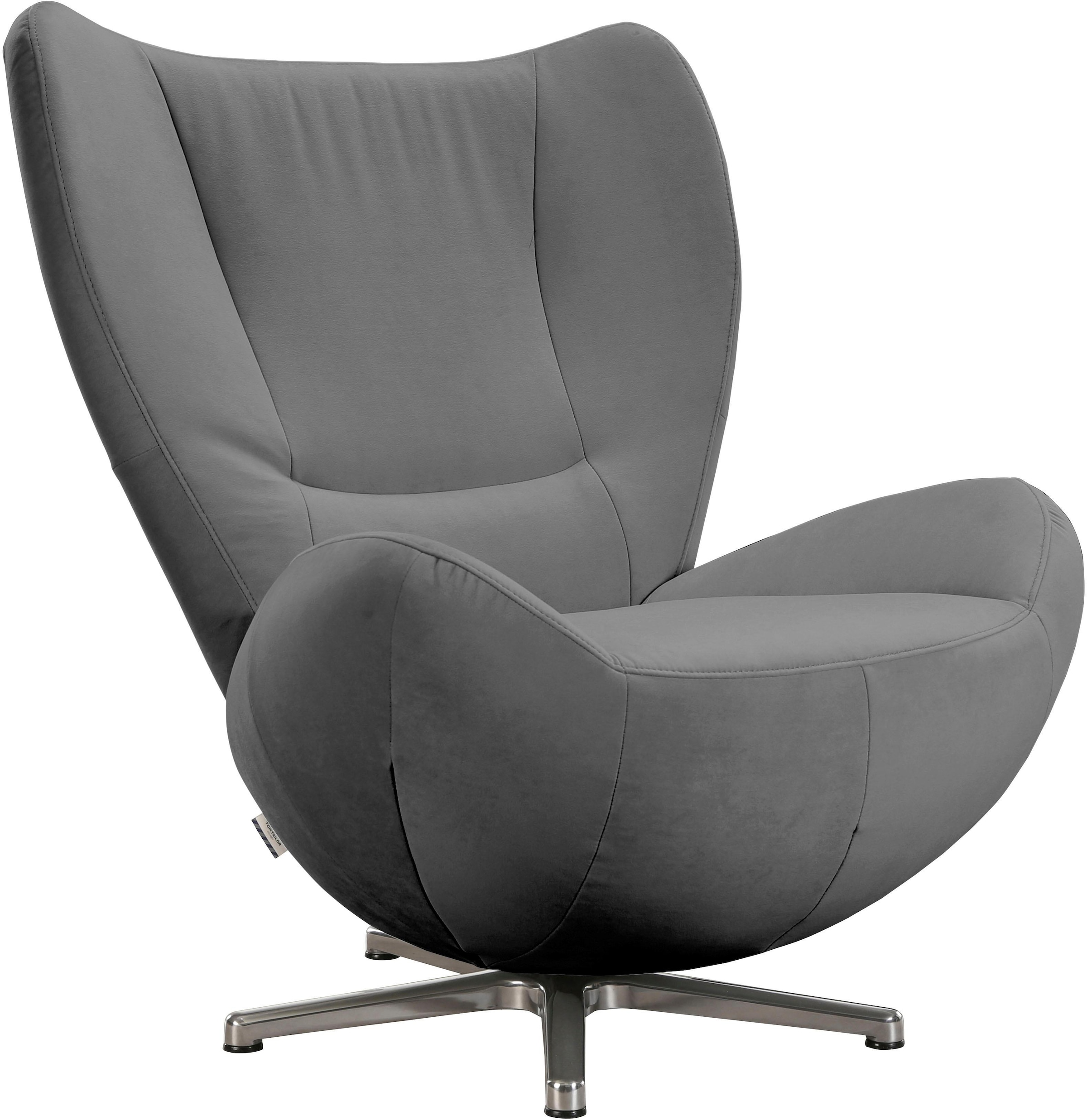 TOM TAILOR HOME Loungesessel Chrom BAUR mit »TOM Metall-Drehfuß | PURE«, in