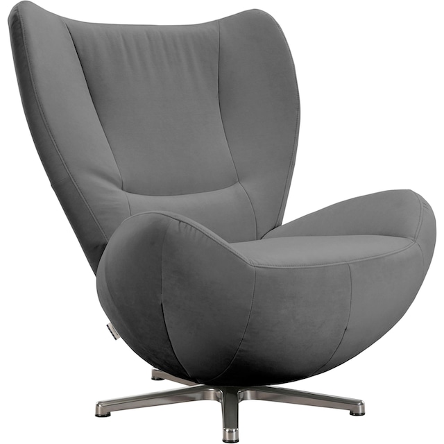 TOM TAILOR HOME Loungesessel »TOM PURE«, mit Metall-Drehfuß in Chrom | BAUR