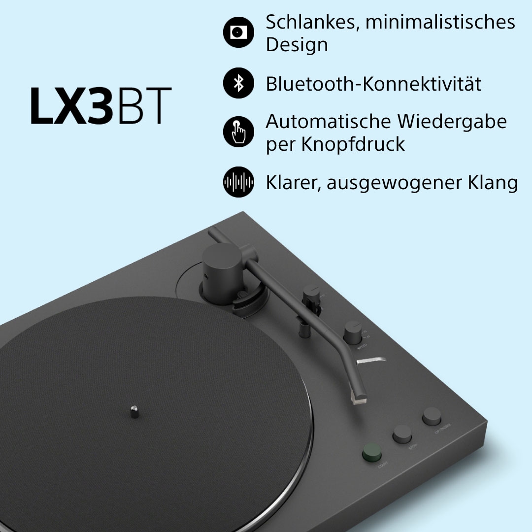 Sony Plattenspieler »PS-LX3BT«