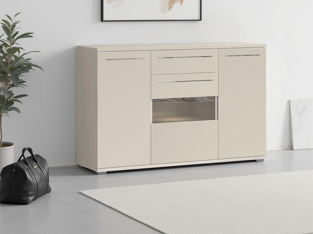 PLACES OF STYLE Kommode "Piano" (H/B/T): 97,4/150/45,2cm, UV lackiert, Soft günstig online kaufen