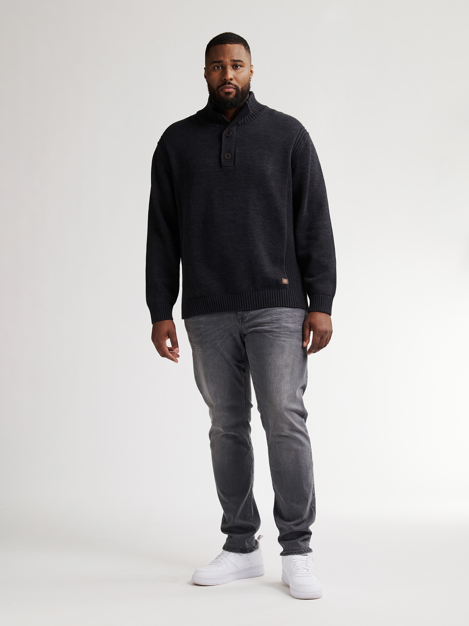 Petrol Industries Strickpullover mit Rippbündchen