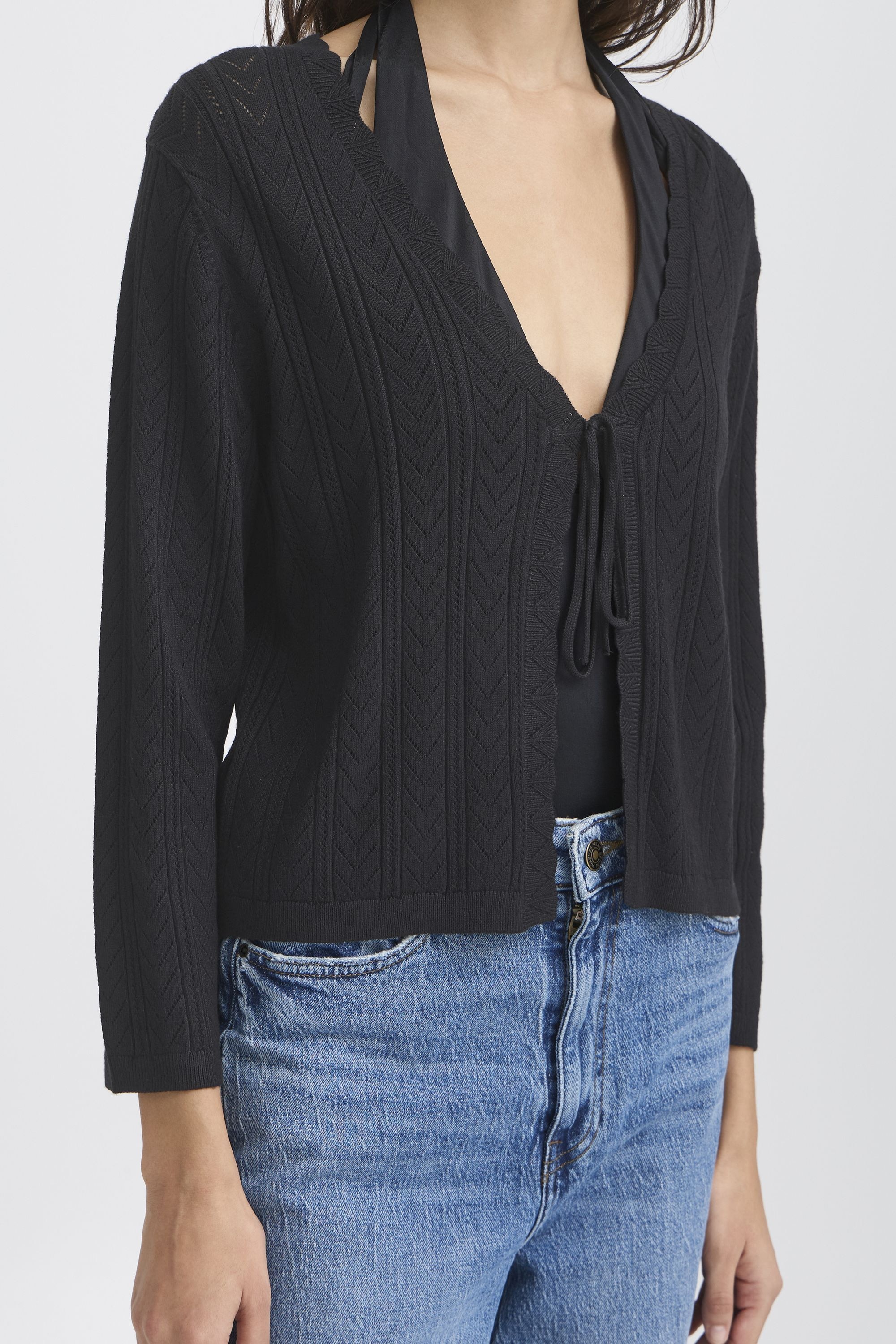 b.young Strickjacke »Strickjacke BYOMANJA BOLERO«