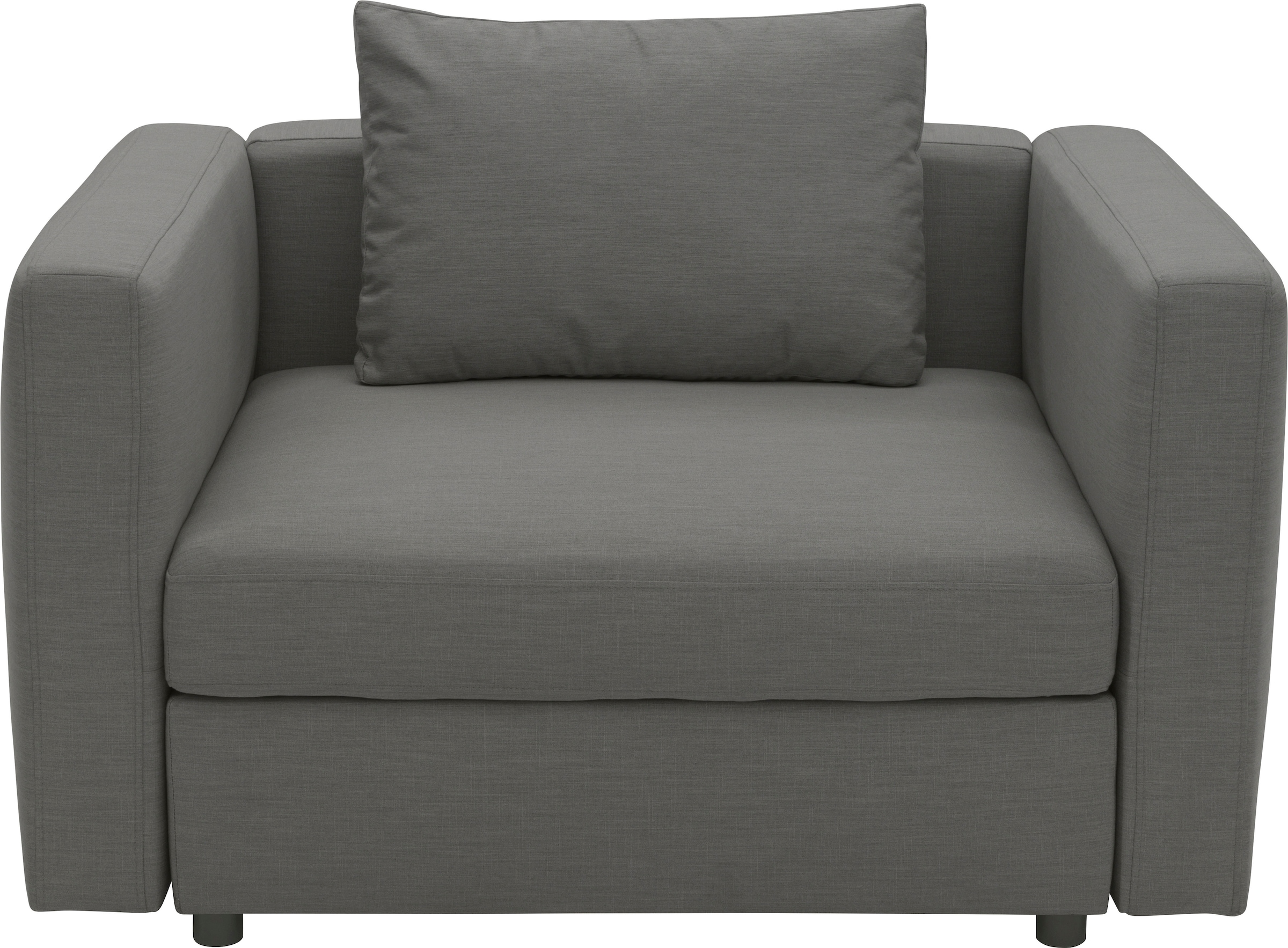 Sessel »Solskin, individuell erweiterbar«, Formschön mit losem Sitz- und Rücken-Kissen.