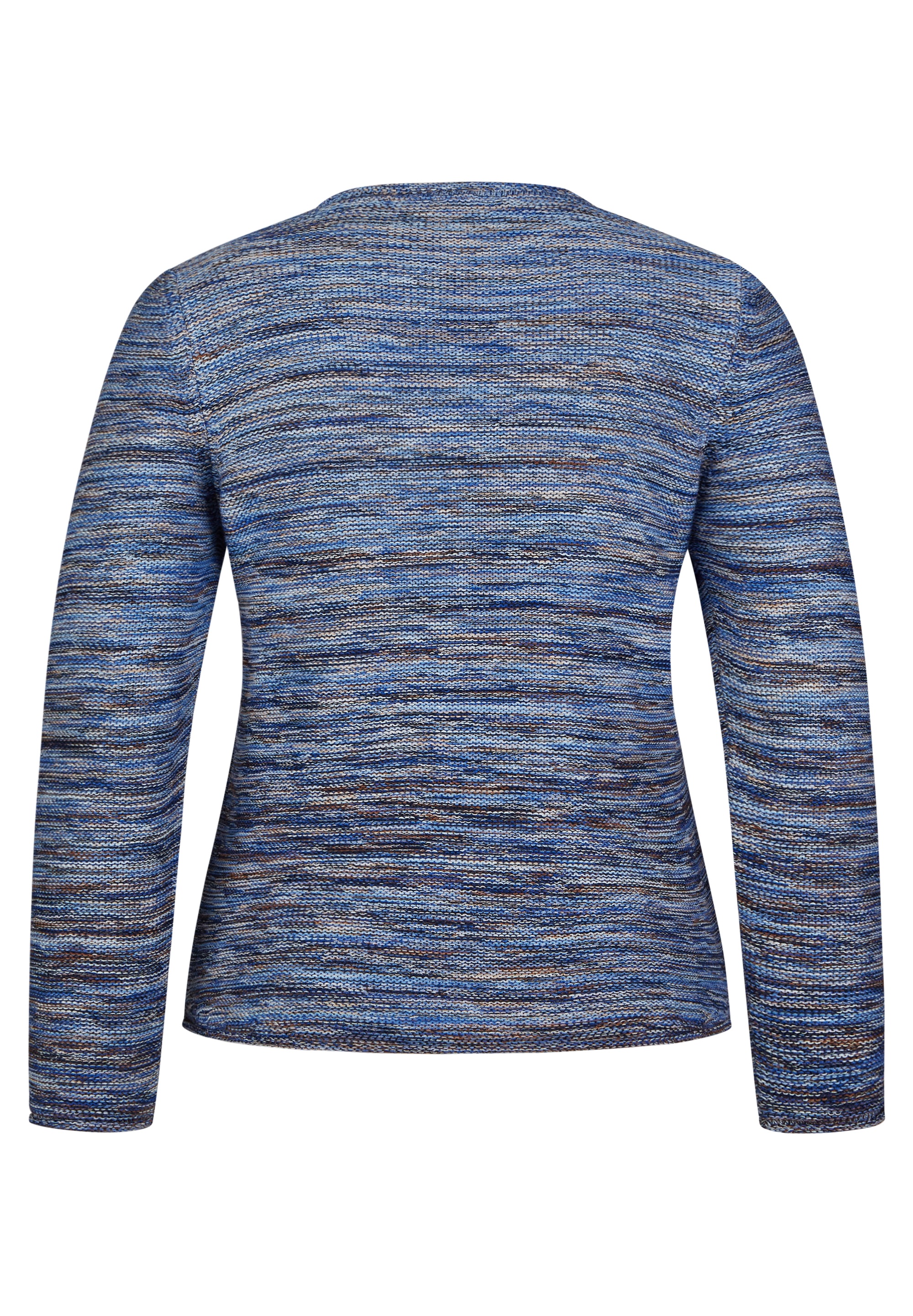 Rabe Strickpullover, in melierter Streifen-Optik