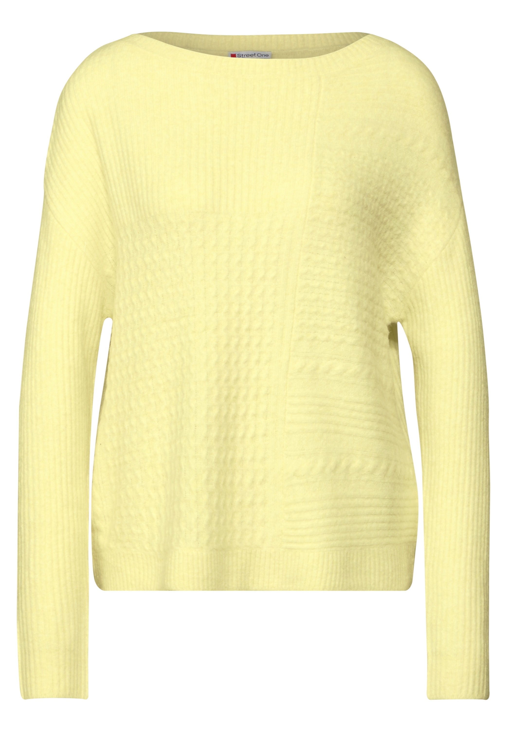 STREET ONE Strickpullover, mit U-Boot-Ausschnitt