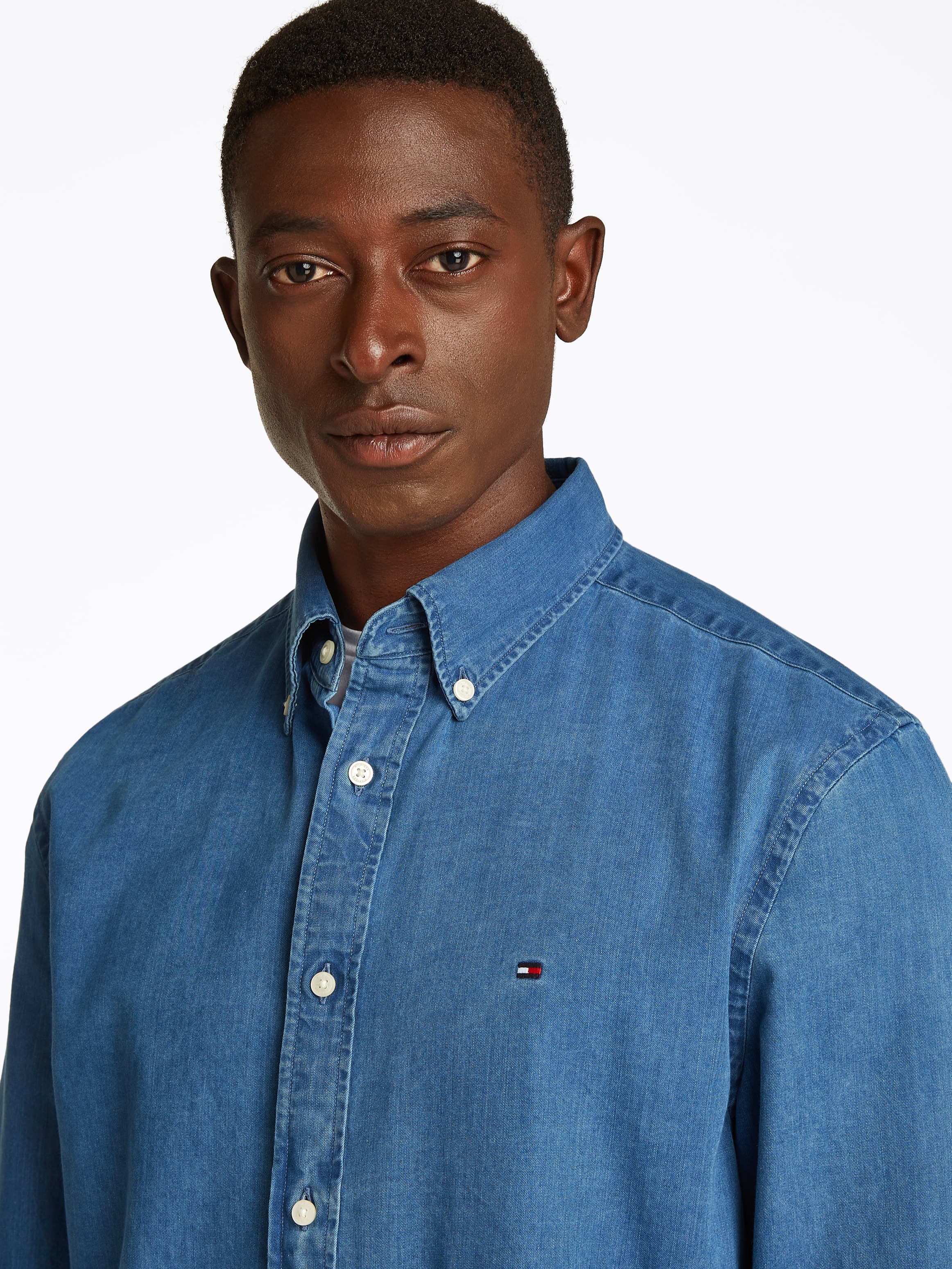 Tommy Hilfiger Jeanshemd »CHAMBRAY RF SHIRT«