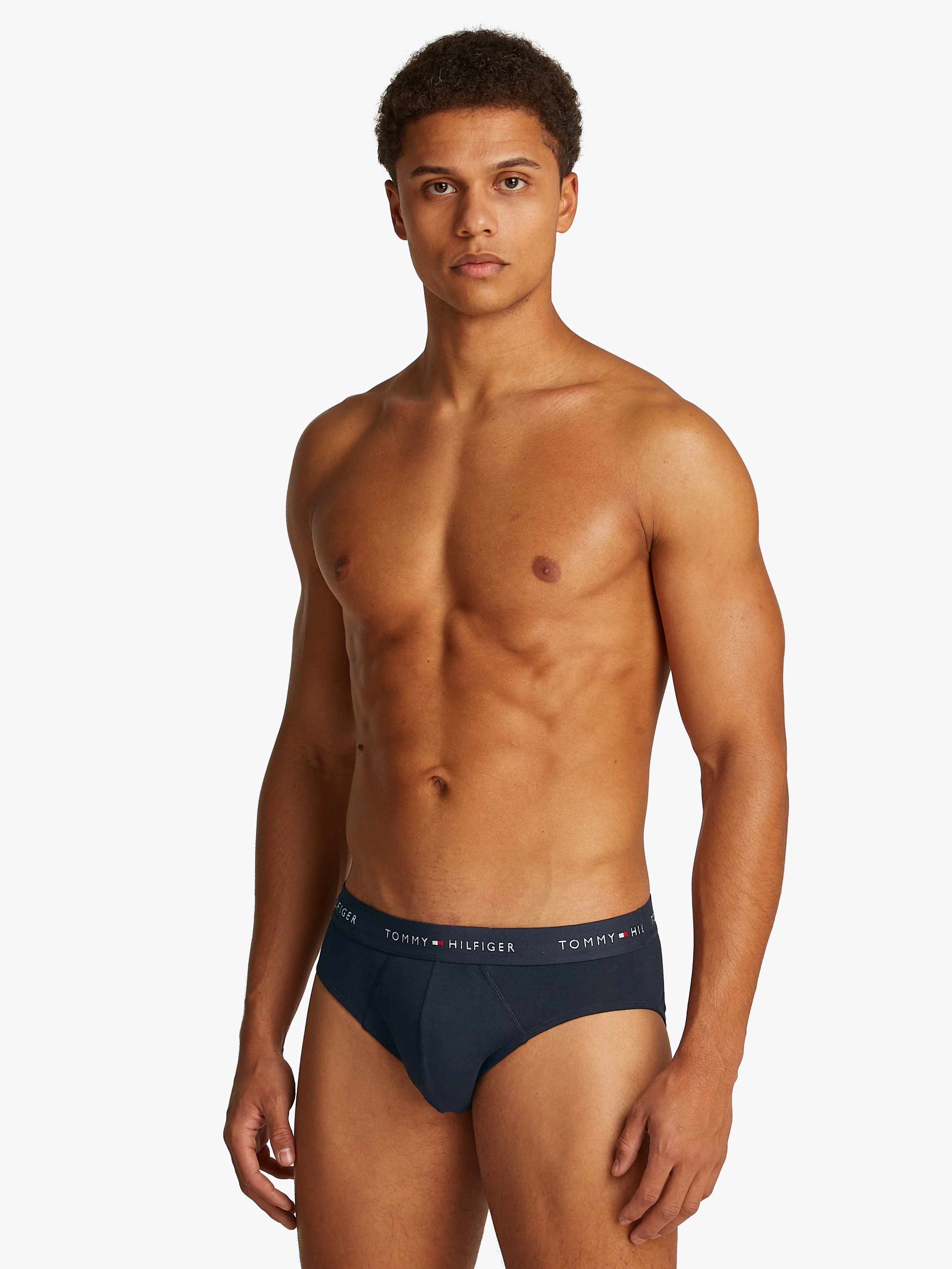 Tommy Hilfiger Underwear Slip "3P BRIEF DTM" Packung, 3er, 3 Stk. mit Logo- günstig online kaufen