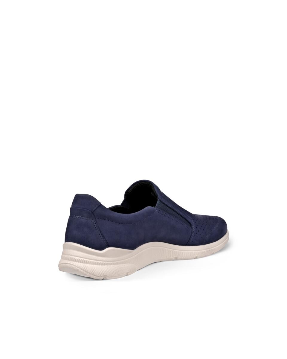 Ecco Slipper »IRVING«, Slip on Sneaker, Halbschuh, Freizeitslipper mit Stretcheinsätze