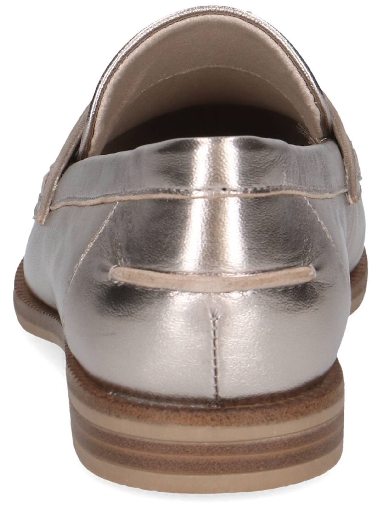 Caprice Slipper Leder Taupe 39 2