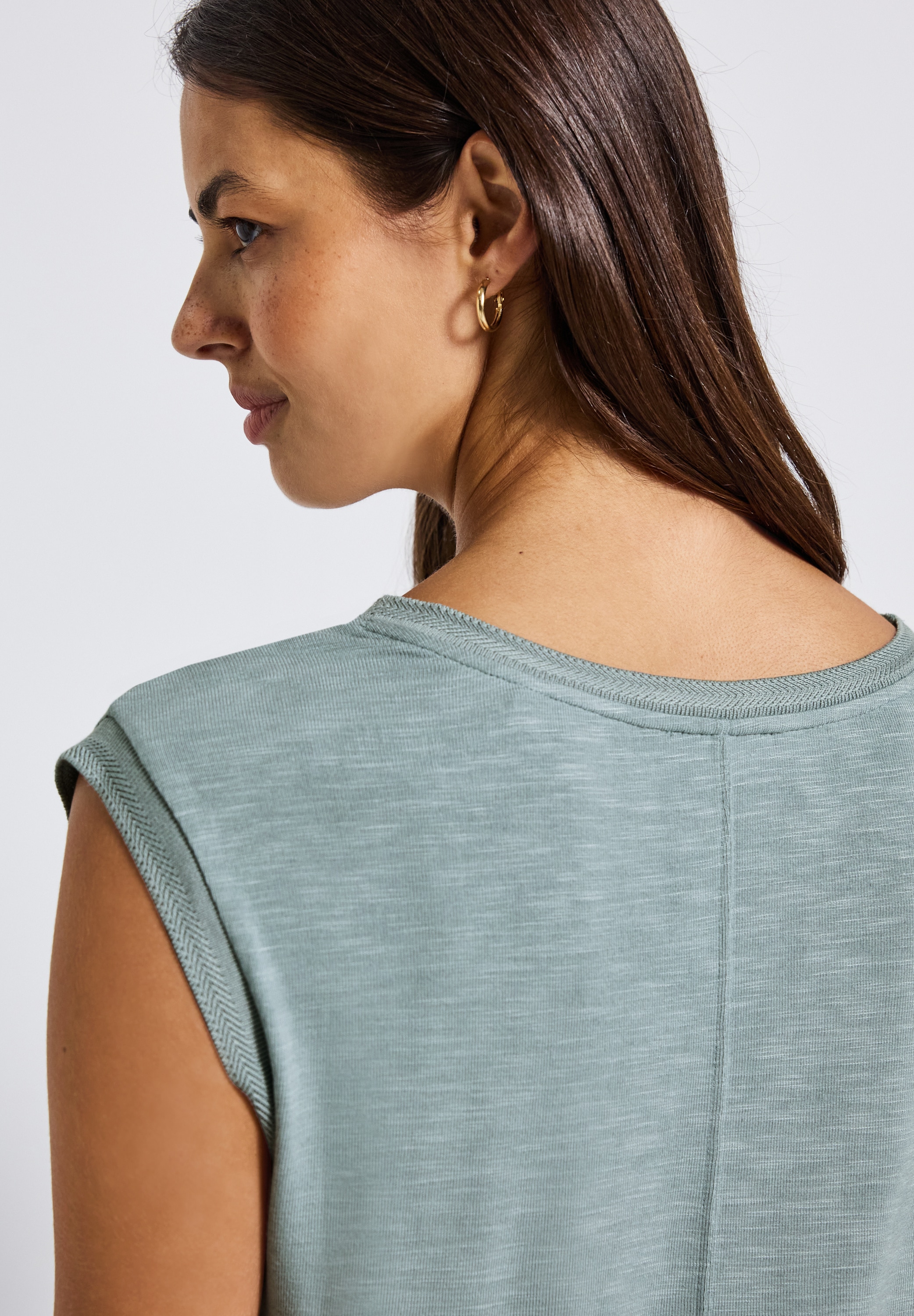 STREET ONE Shirttop, mit Dekotapes
