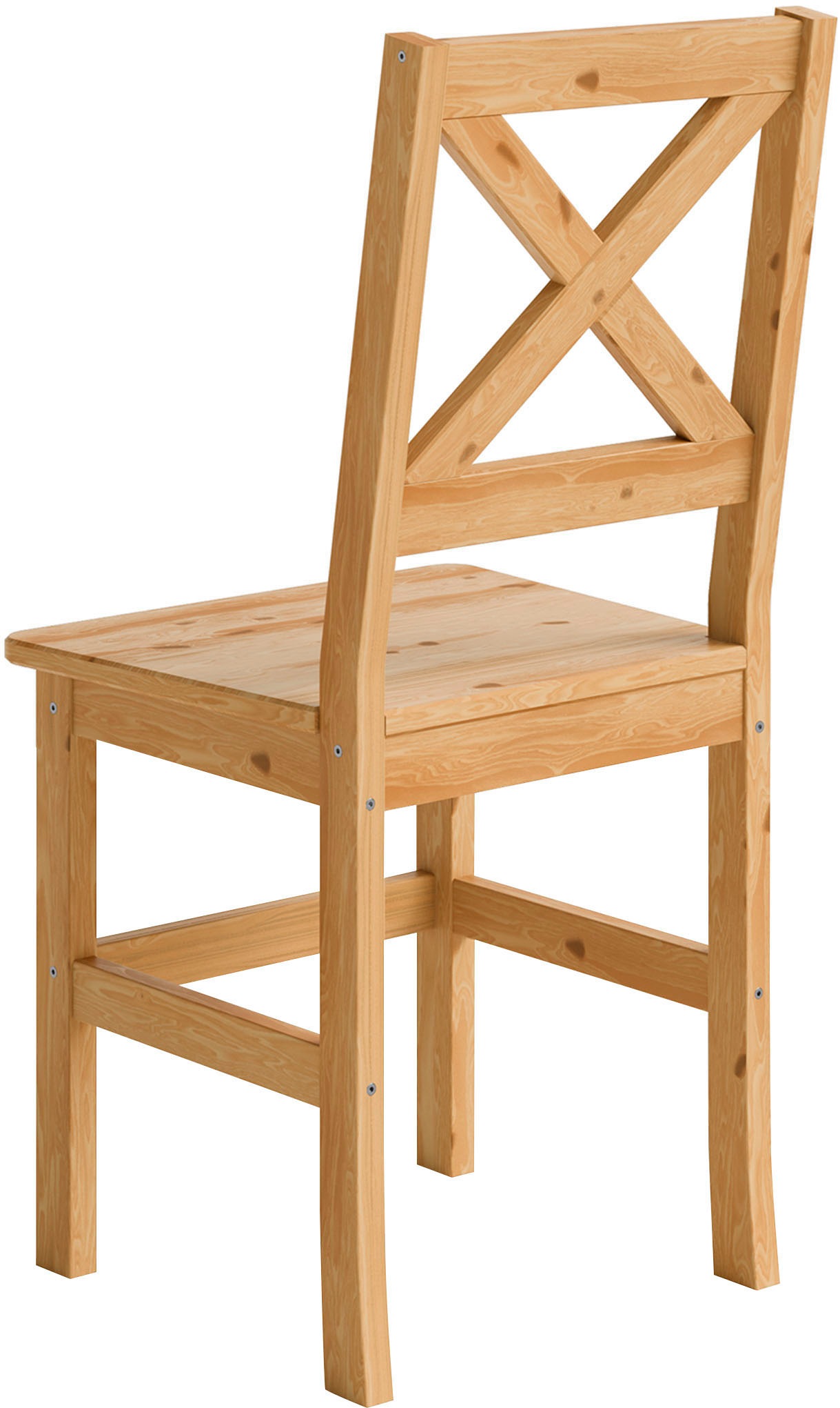 Home affaire Essgruppe »Malmö«, (Set, 5 tlg.), bestehend aus Tisch und Stühlen in Kiefer Massivholz naturfarbig