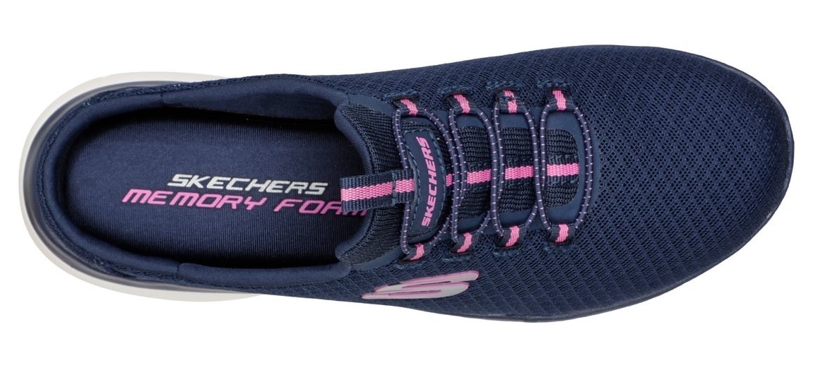 Skechers Sabot »SUMMITS SWIFT STEP«, Sommerschuh, Schlappen, Schlupfschuh in veganer Verarbeitung