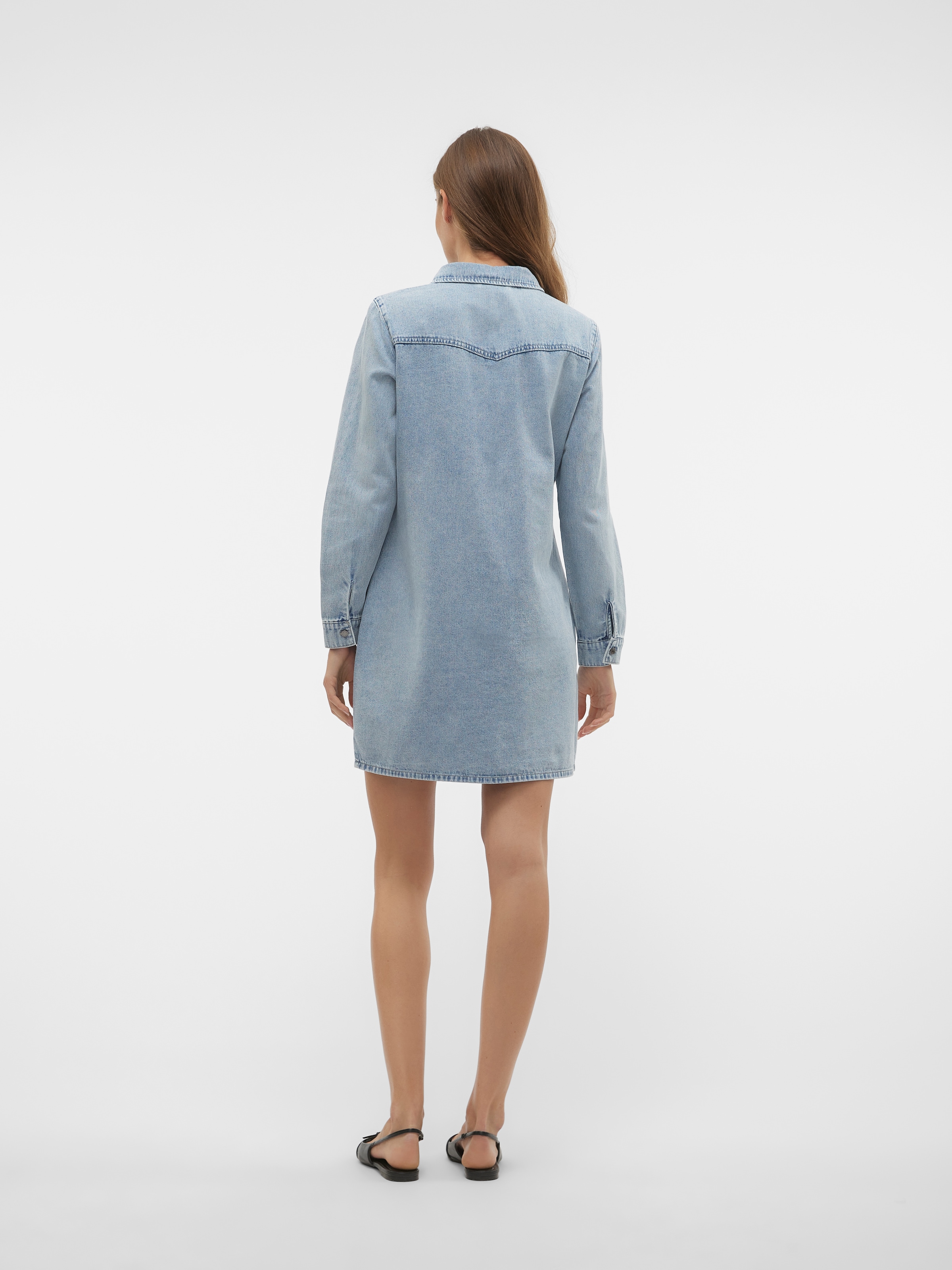 Vero Moda Jeanskleid »VMJENNIE LS SHORT DENIM DRESS GA NOOS«