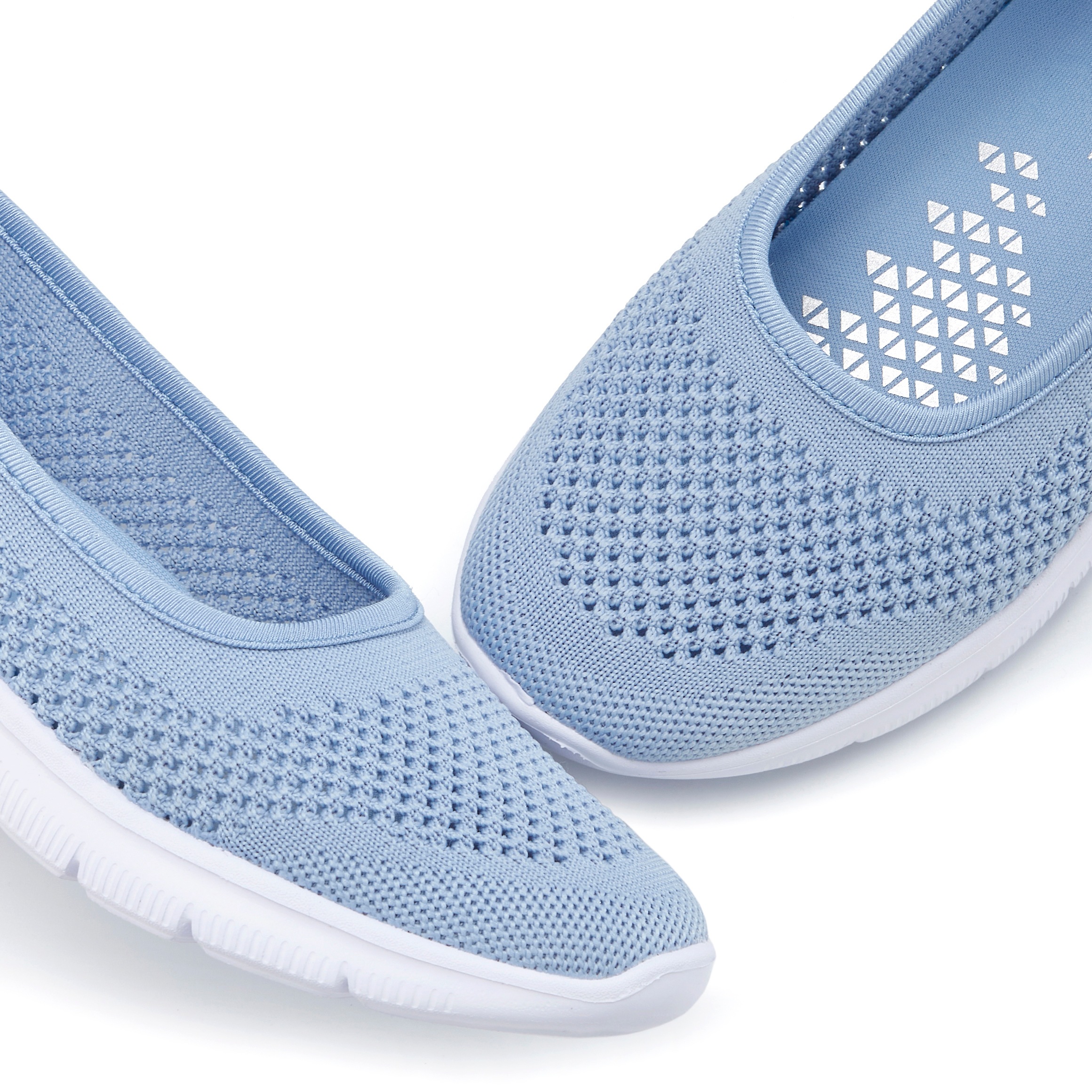 LASCANA Slip-On Sneaker Ballerina Light Blue 44 3