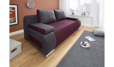 Schlafsofa Moritz, mit Bettfunktion und Bettkasten