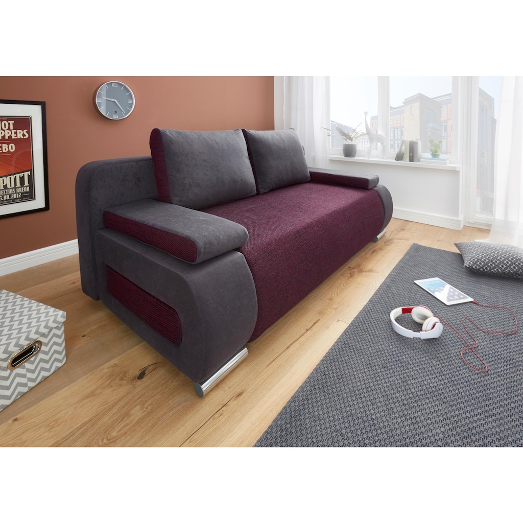 COLLECTION AB Schlafsofa Moritz, mit Bettfunktion und Bettkasten