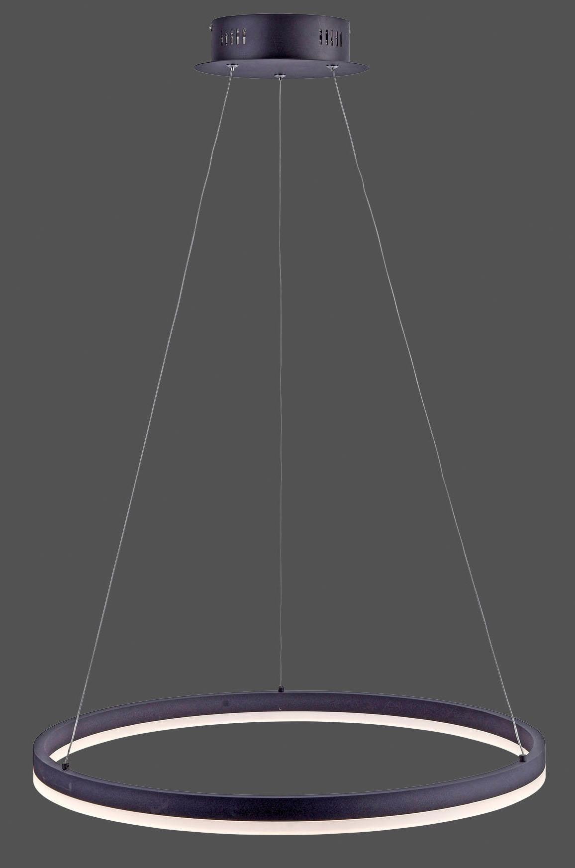 Paul Neuhaus Pendelleuchte »TITUS«, 1 flammig, Leuchtmittel LED-Board | LED fest integriert, stufenlos dimmbar, fest integrierte LED, Memoryfunktion, Ø 60 cm