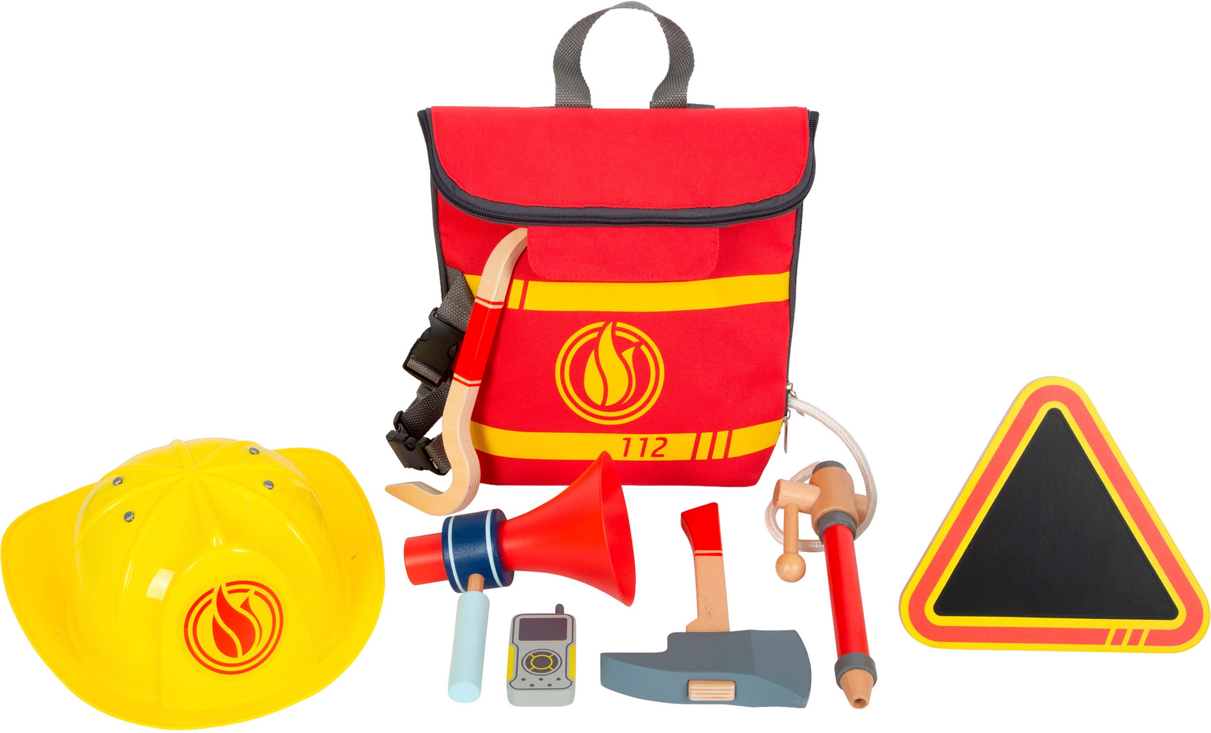 Spielzeug-Helm »Feuerwehrrucksack«