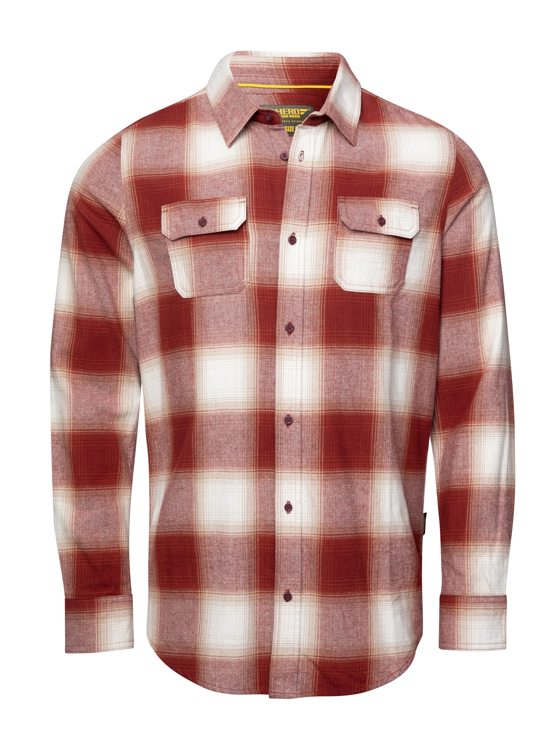 HERO by John Medoox Flanellhemd »HARRY Karohemd«, Regular Fit Casual Funktionsmaterial für Herren