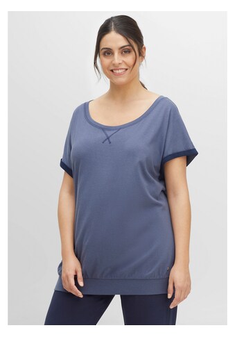 Sheego T-Shirt »Relaxshirt«, aus weicher, pflegeleichter Interlockqualität kaufen