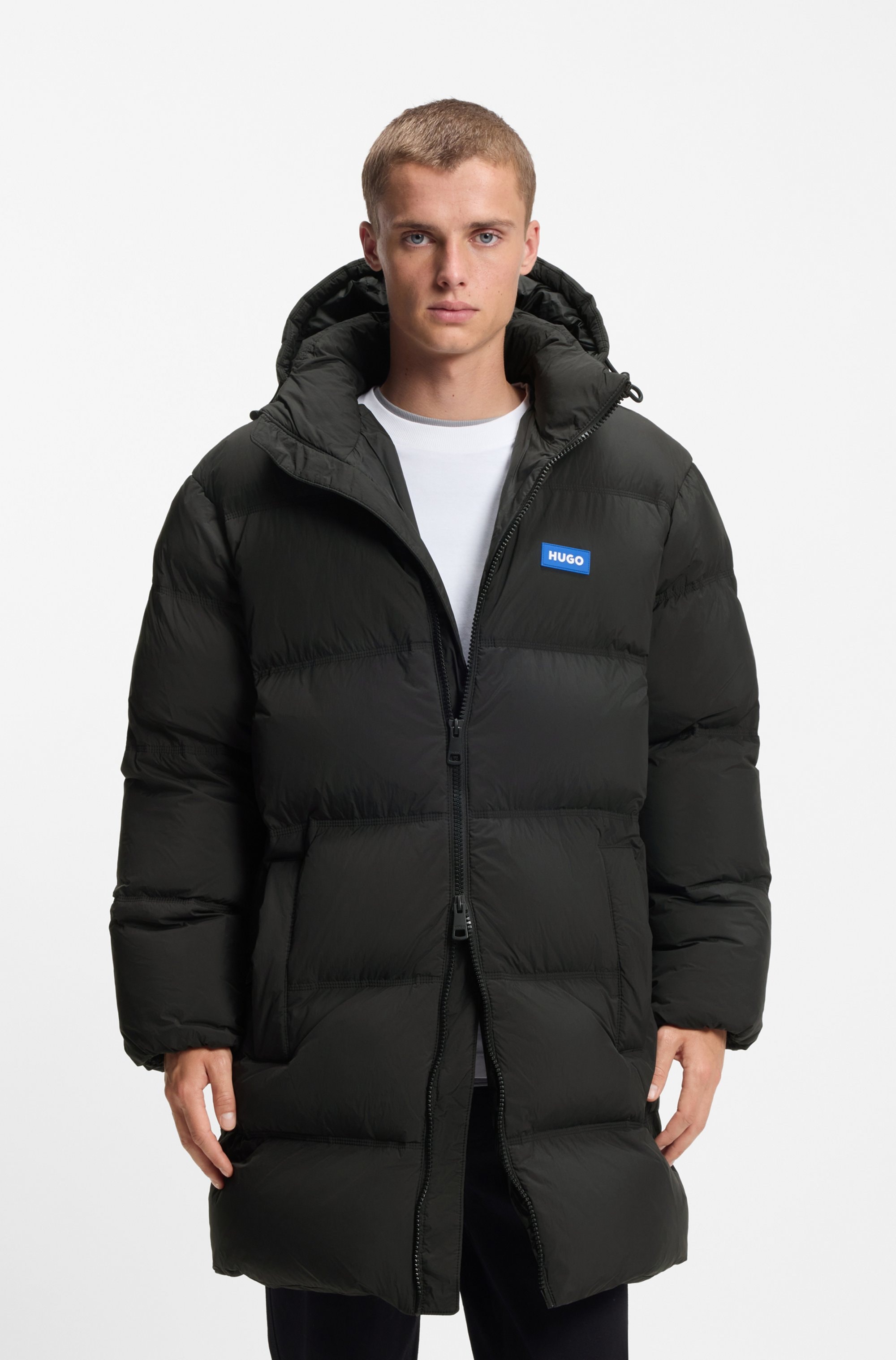 HUGO Blue Winterjacke "Bodi" mitKapuze mit Kapuze, warm wattiert, Relaxed F günstig online kaufen