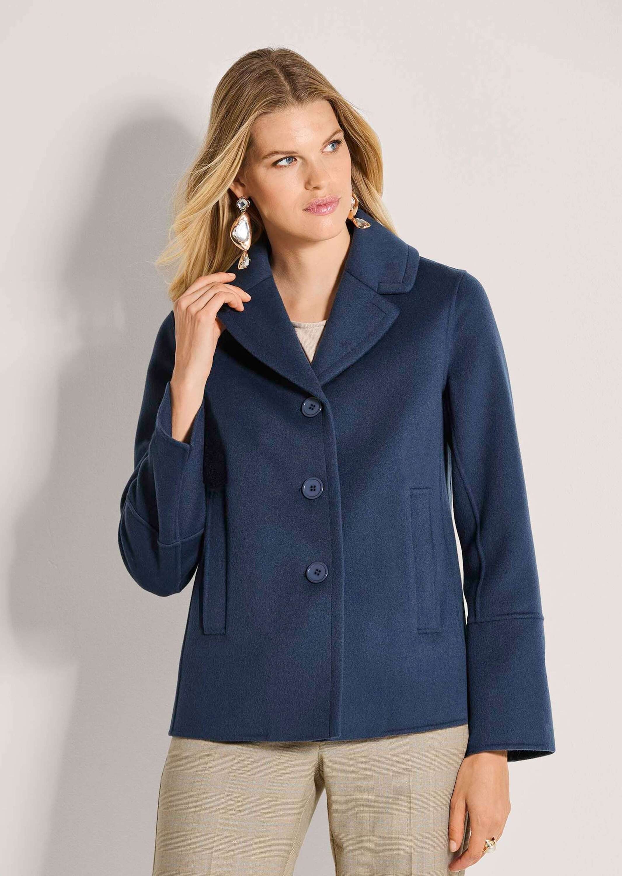 Madeleine Doubleface Jacket Blue Size 38 2