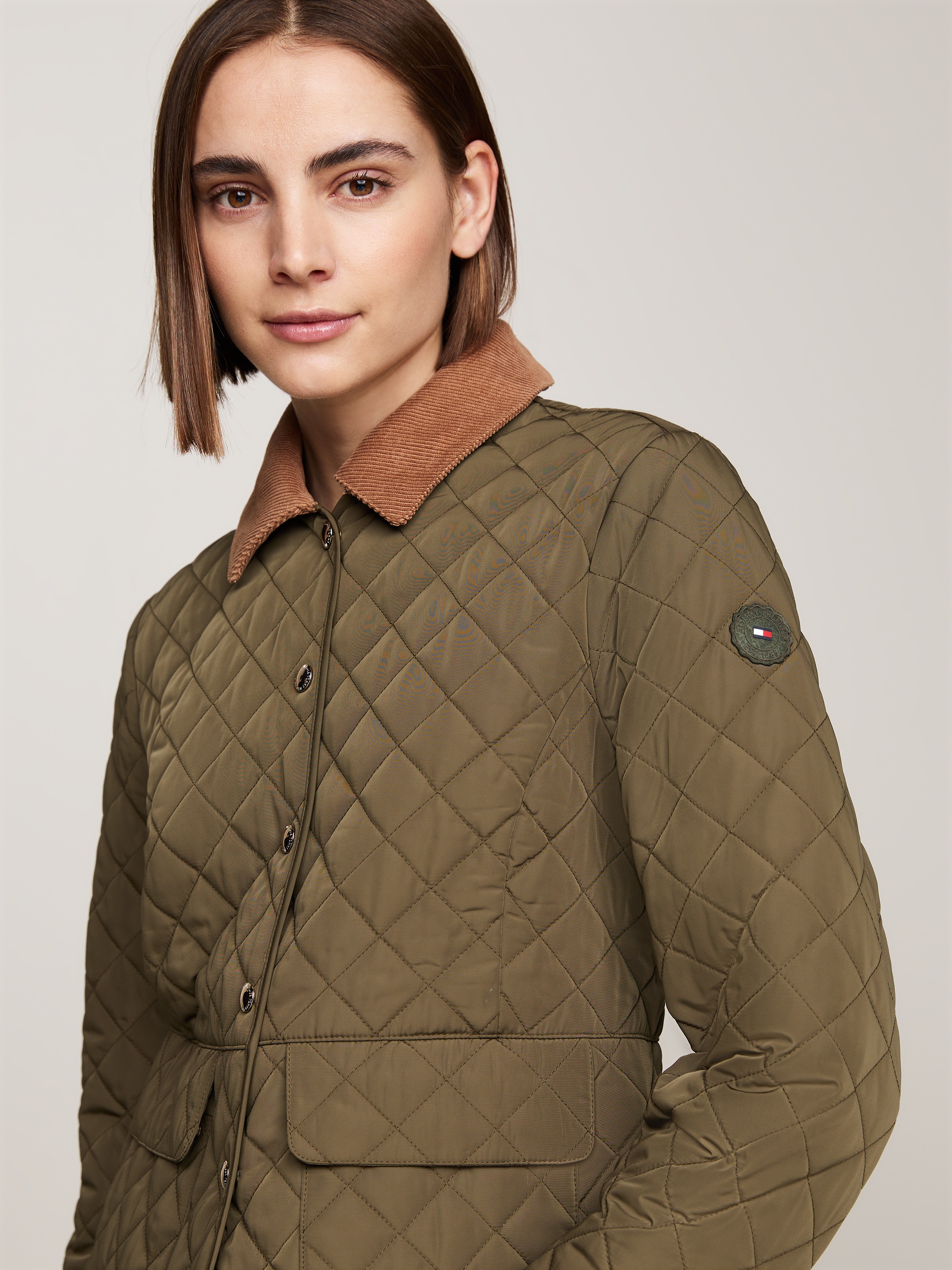 Tommy Hilfiger Steppjacke, mit Logoprägung