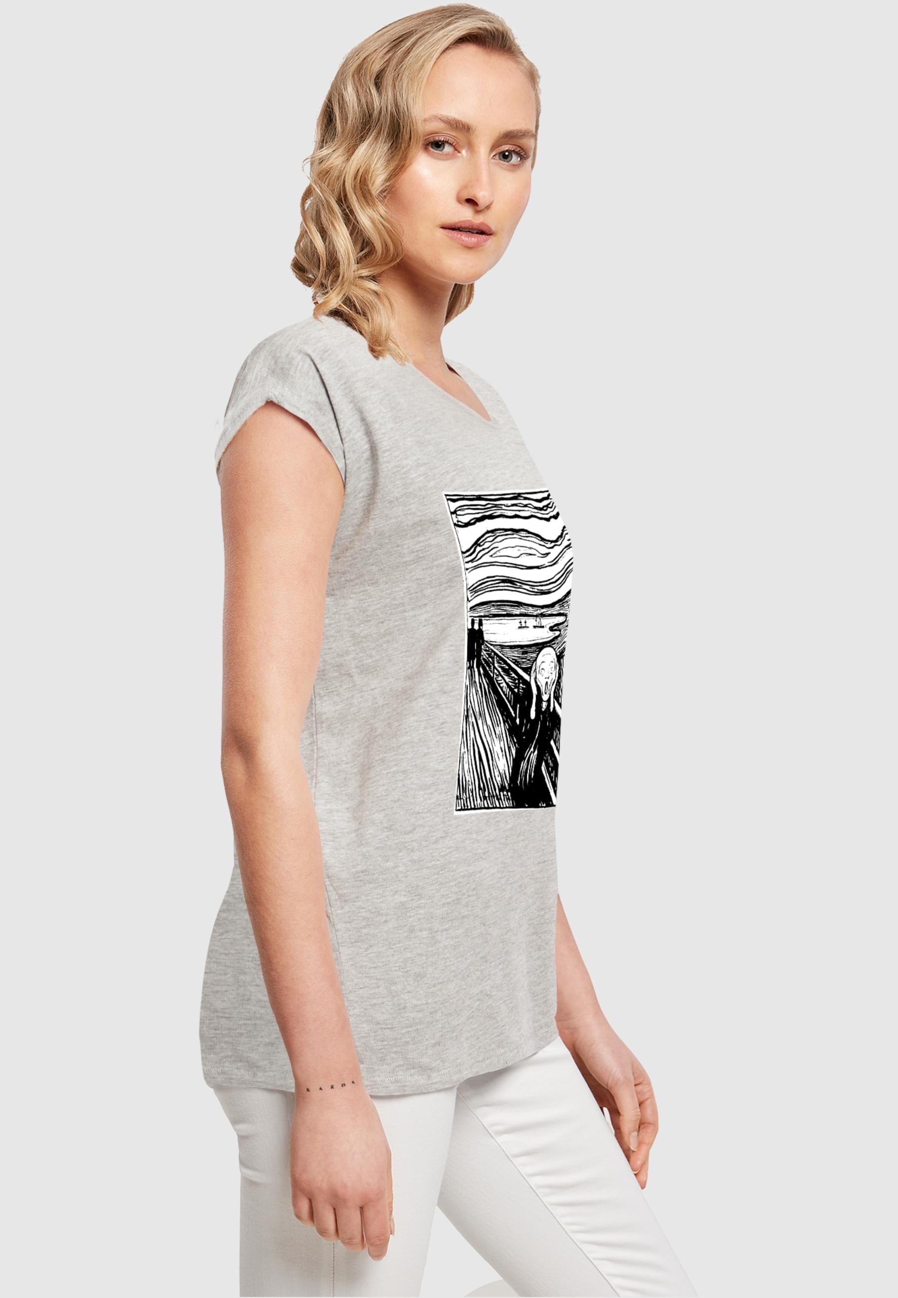 Merchcode T-Shirt »Merchcode Damen Ladies APOH - Munch Lino T-Shirt«, (1 tlg.)