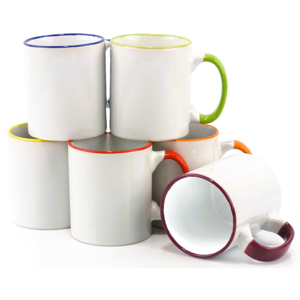 Retsch Arzberg Becher »RAINBOW«, (Set, 6 tlg., 6teilig)