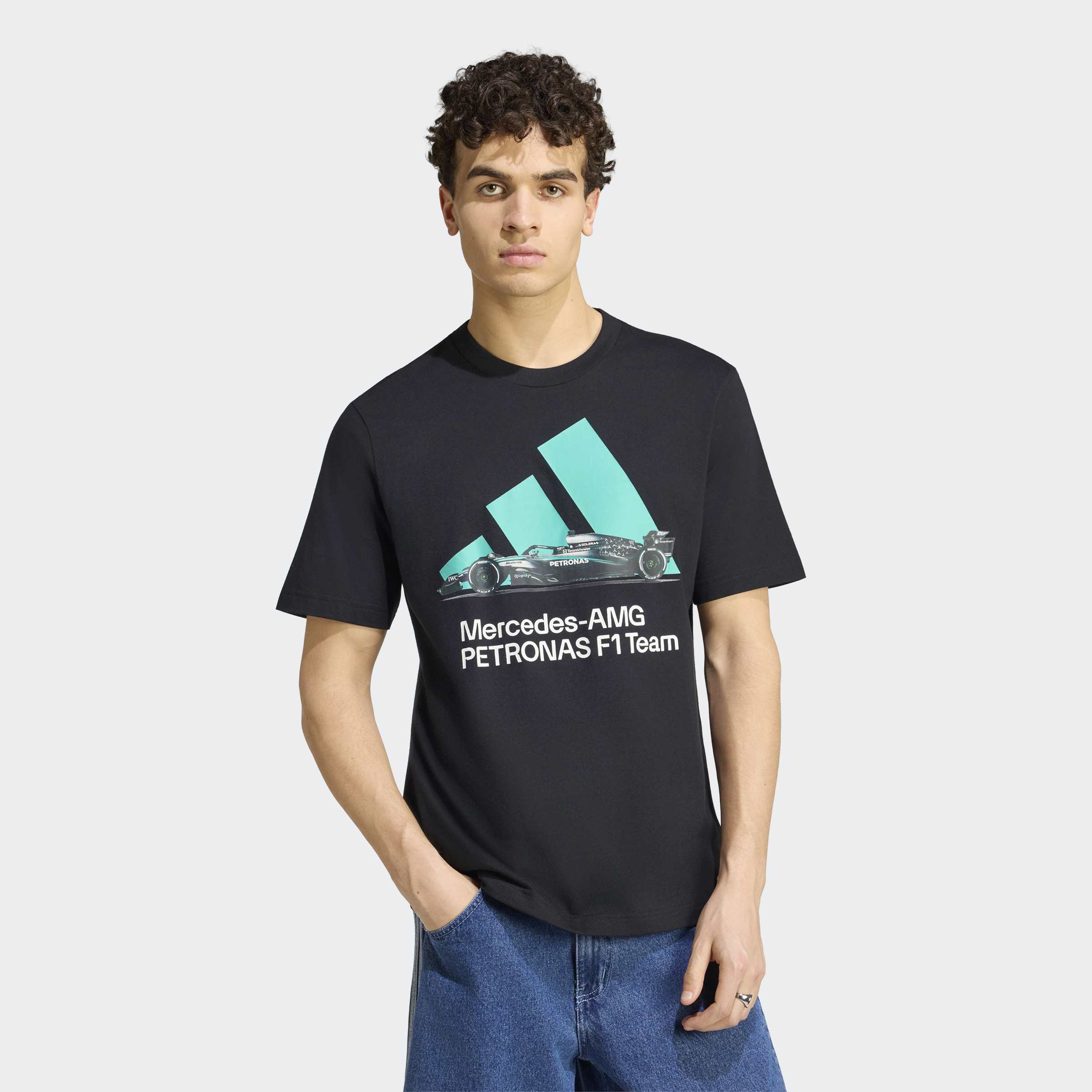 adidas Performance T-Shirt "MERCEDES - AMG PETRONAS FORMULA 1 TEAM GRAFIK"