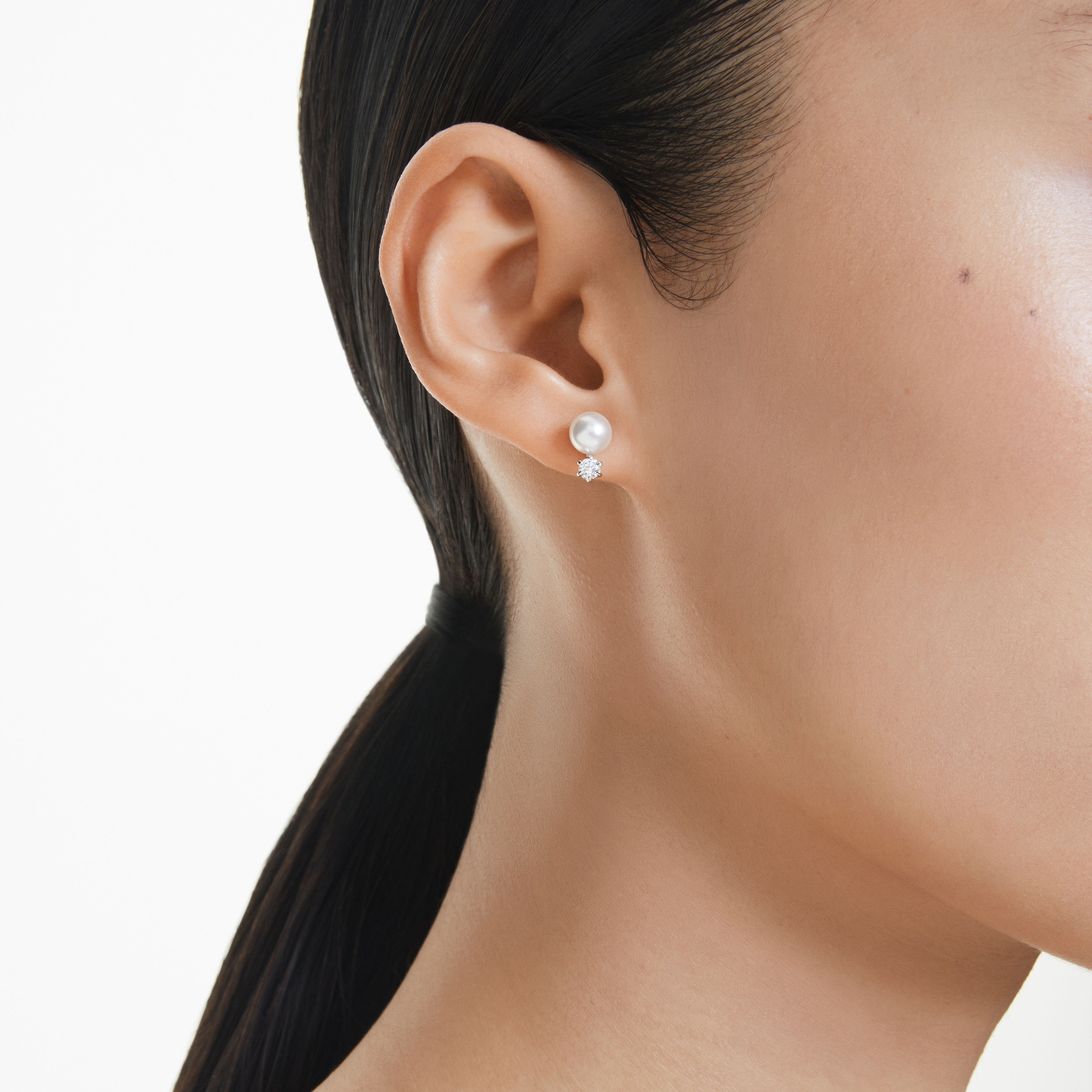 Swarovski Paar Ohrstecker »Schmuck Geschenk Matrix Ohrringe, 5694225«, mit Swarovski® Zirkonia (synth.) - mit Swarovski® Perle