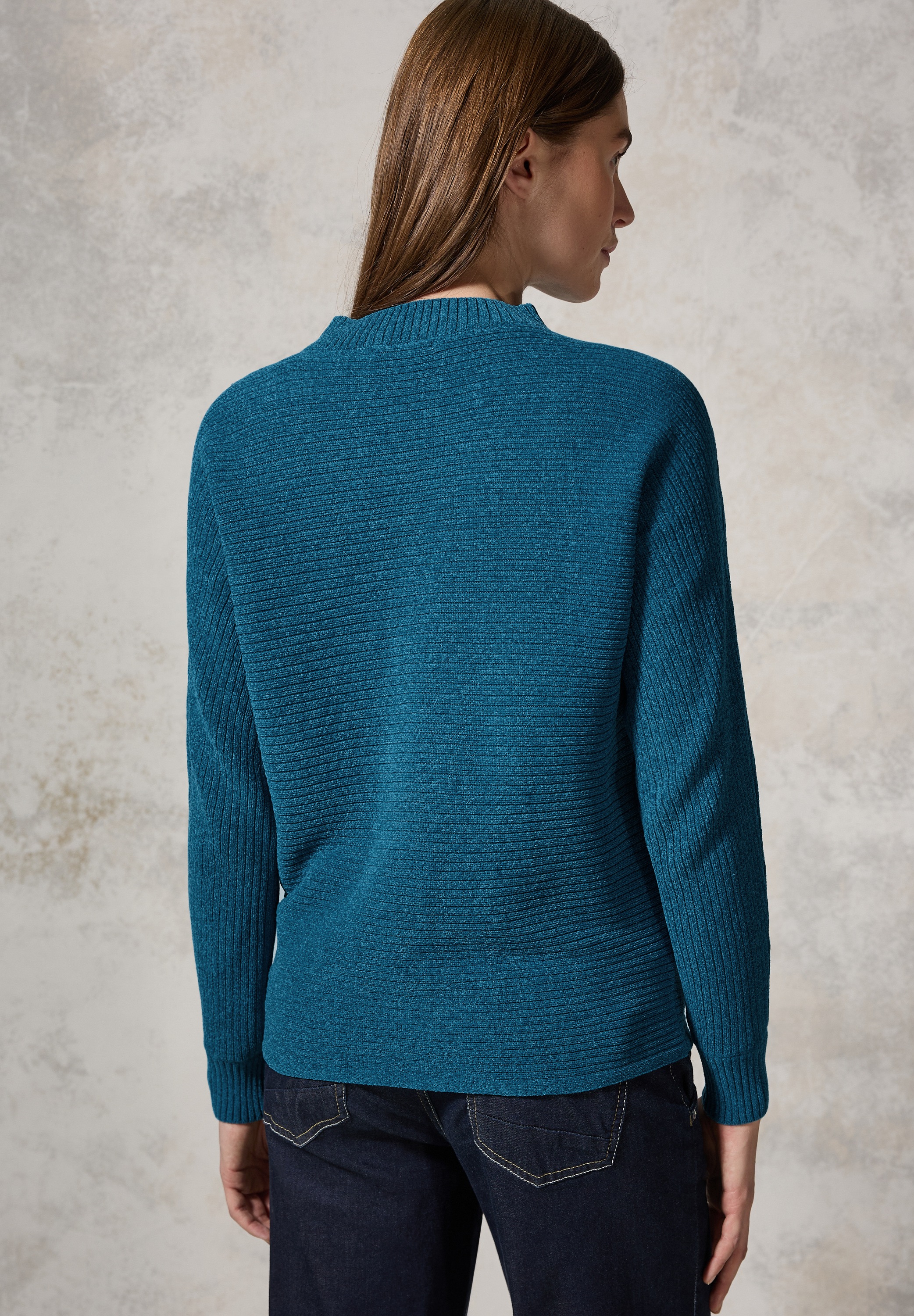 Cecil Stehkragenpullover, aus Baumwolle mit Stretchanteil günstig online kaufen