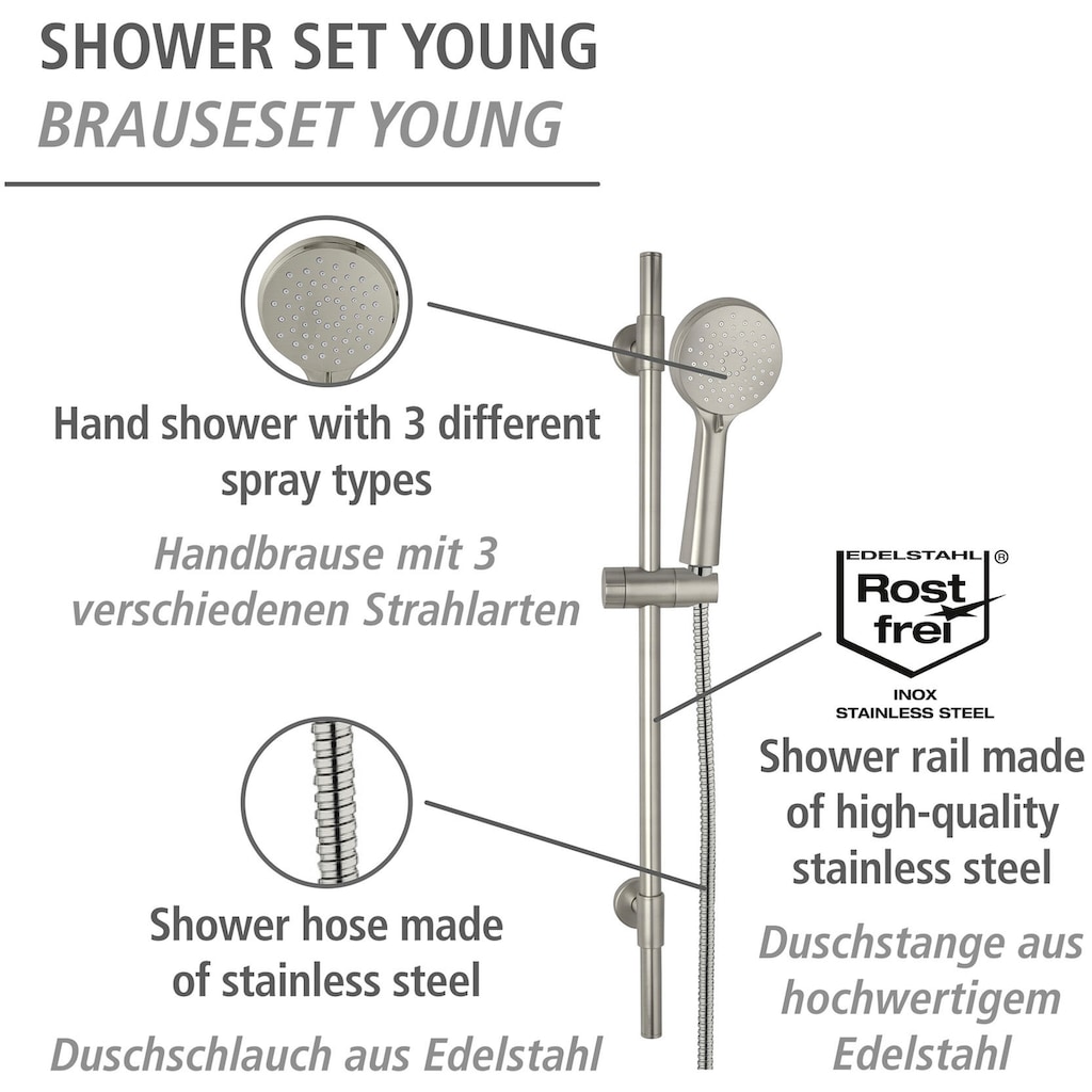 WENKO Brausegarnitur »Young«