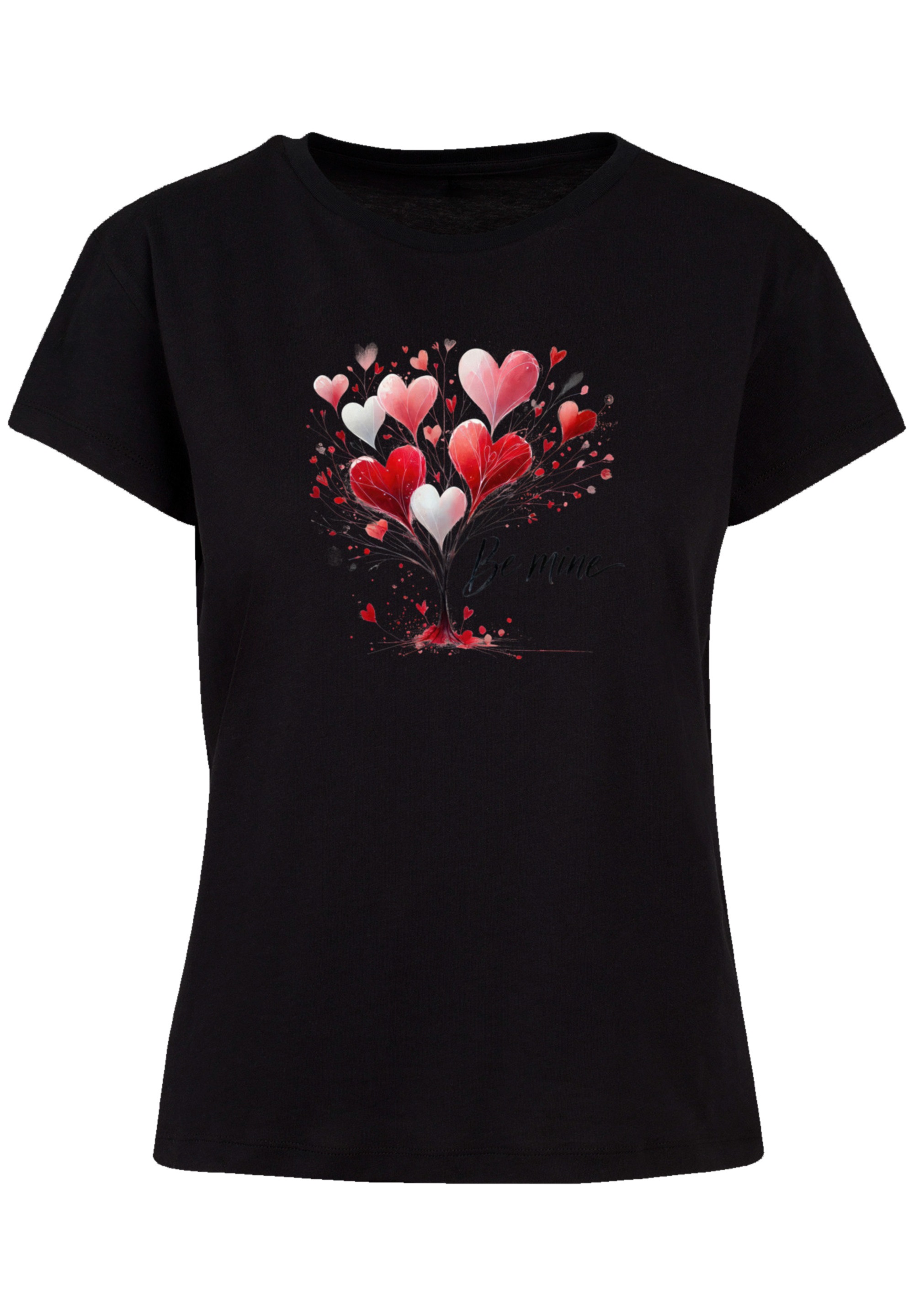 F4NT4STIC T-Shirt »Herzbaum Be Mine!«, Premium Qualität
