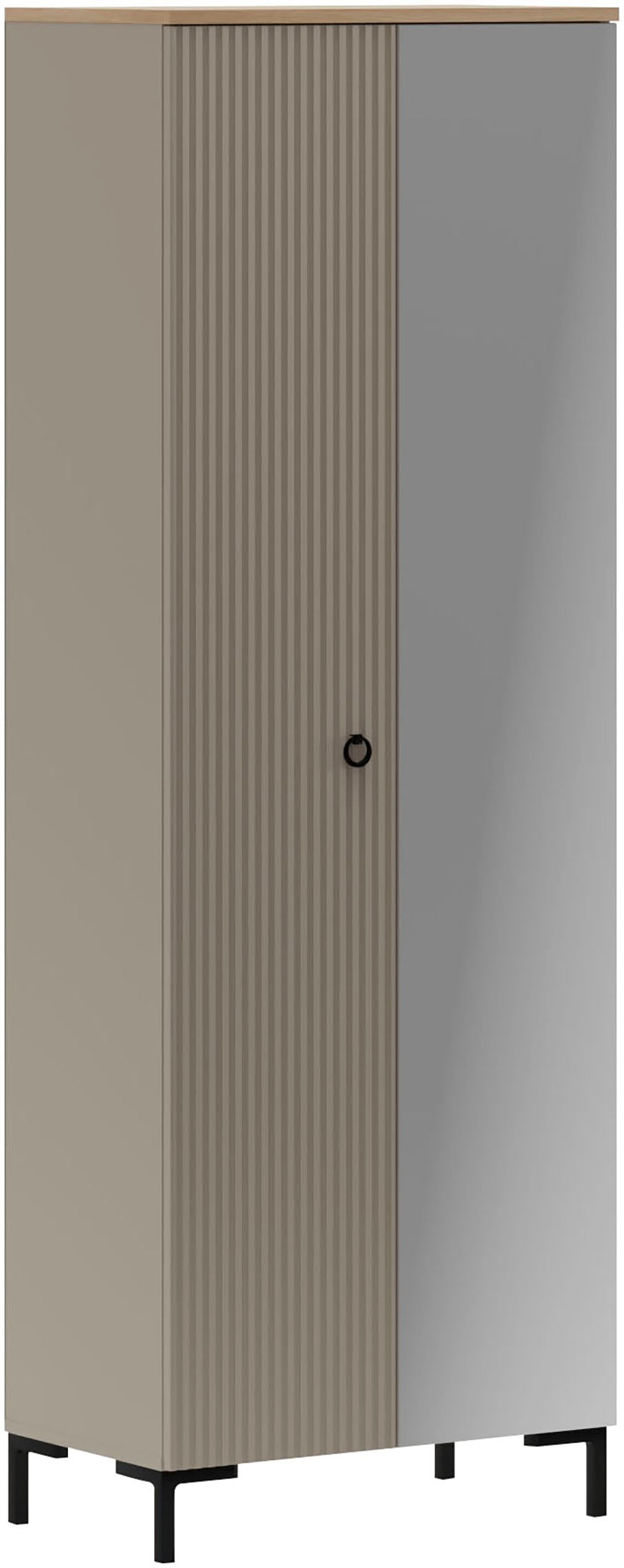 Home affaire Garderobenschrank "Luminara" 1 Stk. tlg. Kleiderschrank mit au günstig online kaufen