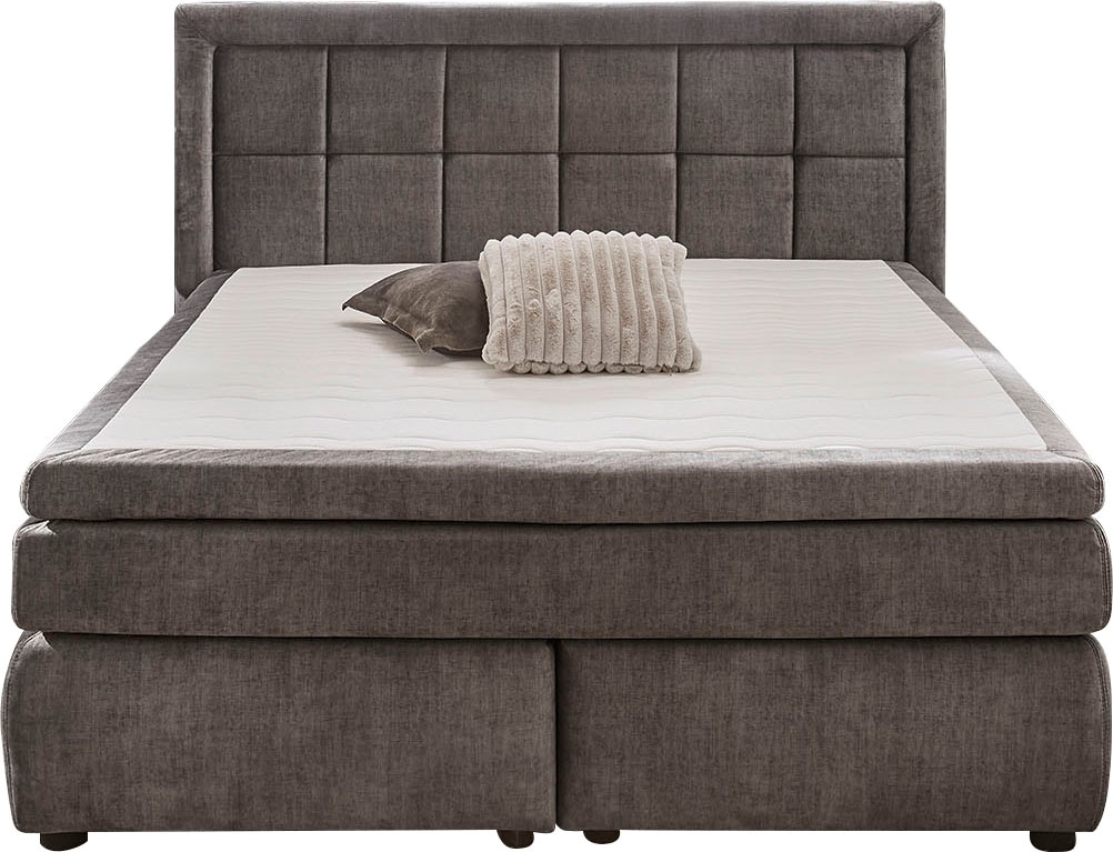 Jockenhöfer Gruppe Boxspringbett »Sophia inklusive 9cm Kaltschaumtopper«, und 7-Zonen-TTFK-Matratze (H3,H3/H4 oder H4)