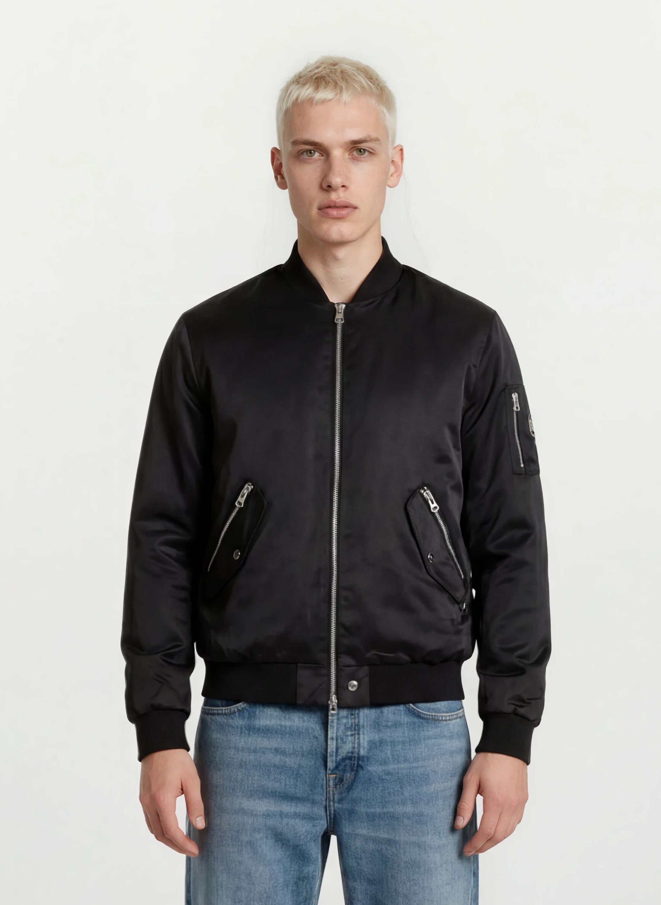 trueprodigy Bomberjacke "Hardi Bomberjacke mit diversen Reißverschlüssen" ohne Kapuze