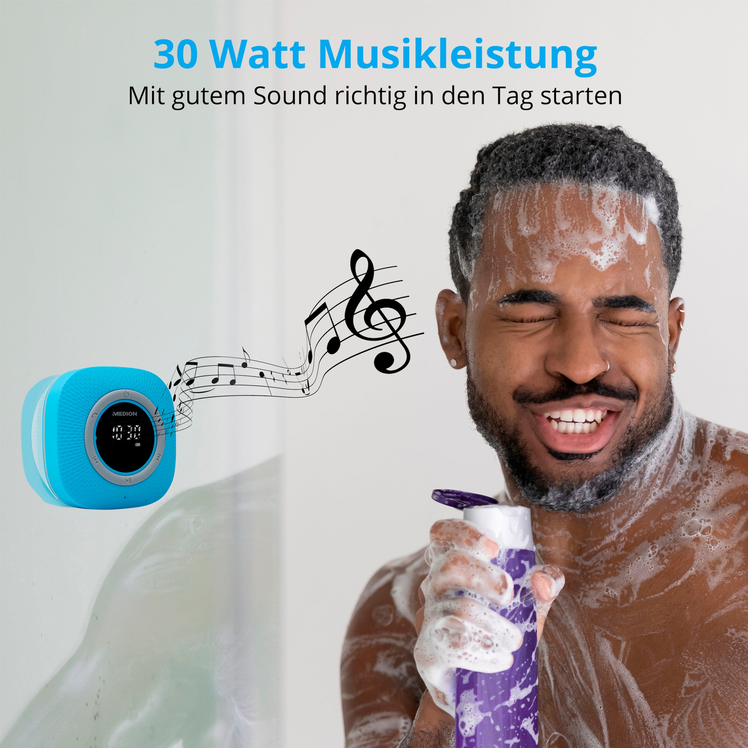 Medion® Digitalradio (DAB+) »LIFE® P66096 (MD 43881) Dusch-«, (Bluetooth UKW mit RDS 3 W)
