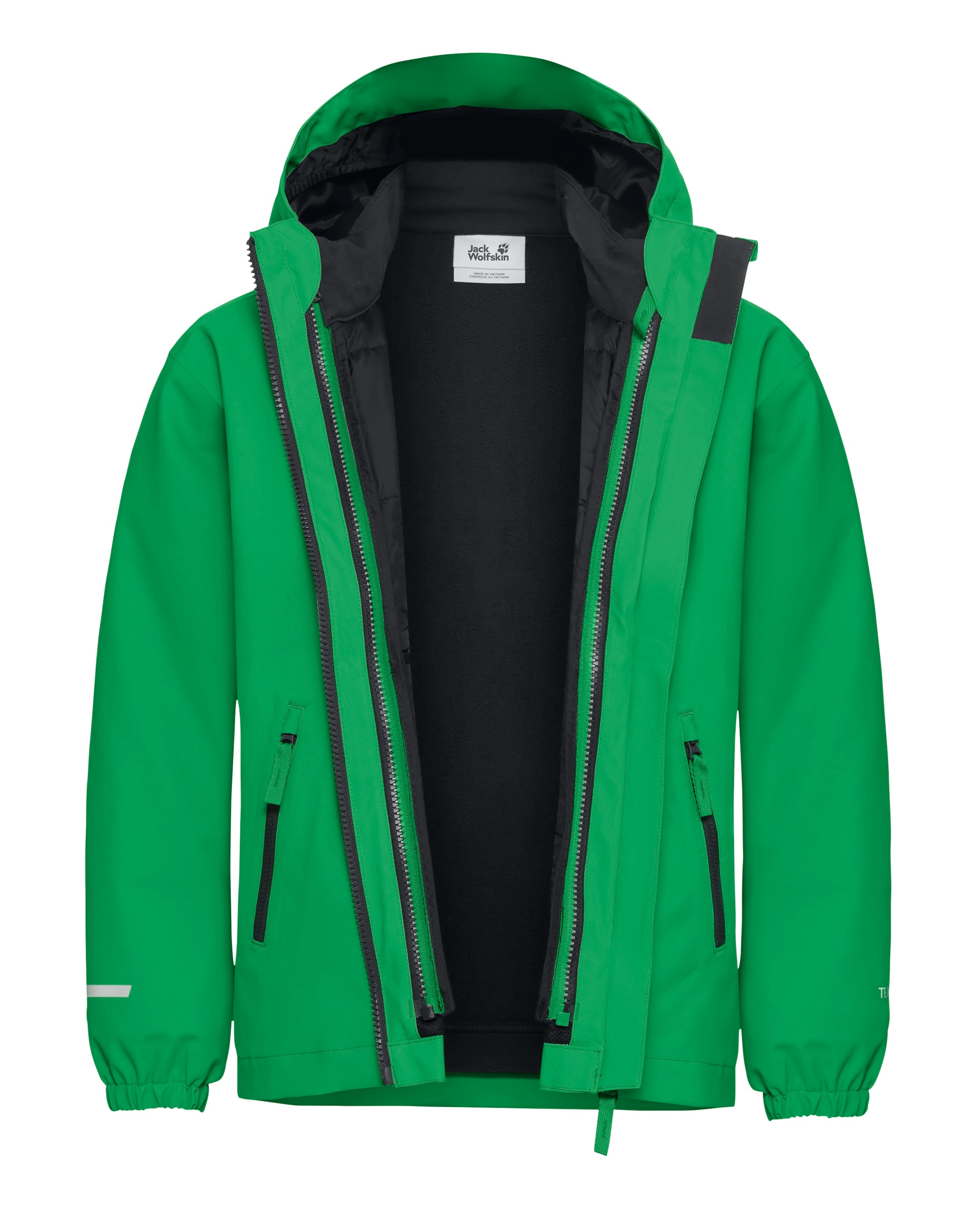 Jack Wolfskin Funktionsjacke »HYBRID 3IN1 JACKET K«, 3in1, wasserdicht, Übergangsjacke
