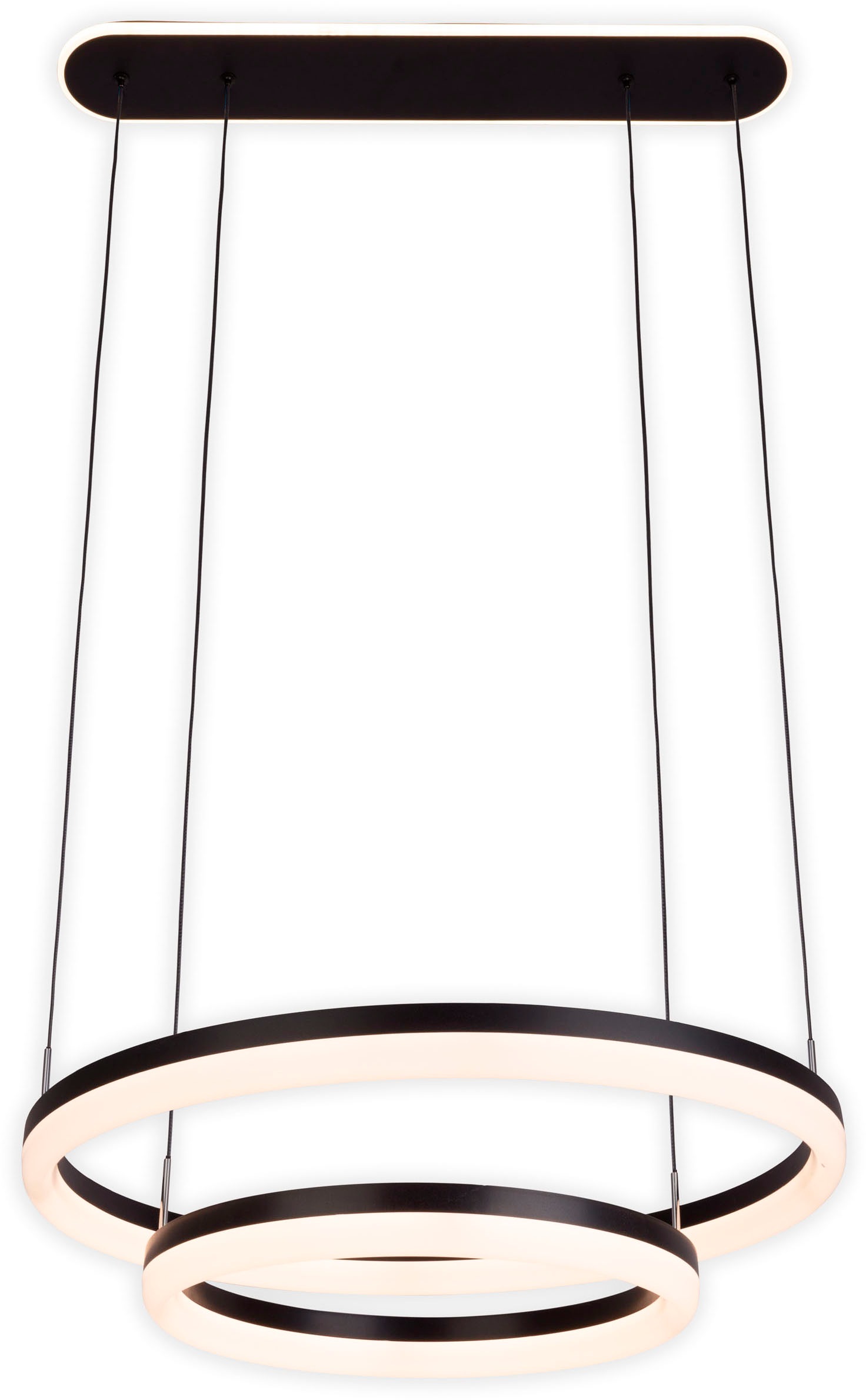 näve LED Pendelleuchte »CIRCULO«, CCT-Farbwechsler; Hintergrundbeleuchtung; Memoryfunktion; Nachtlicht