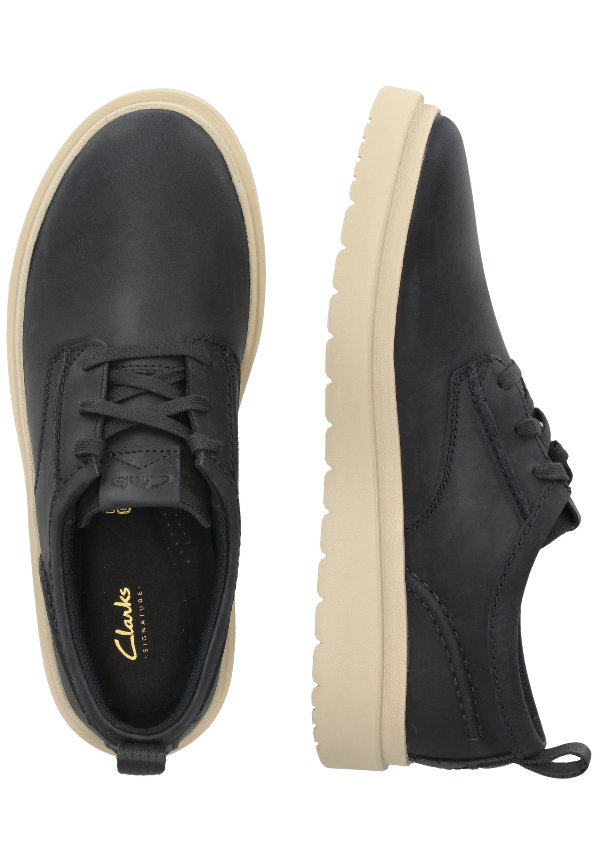 Clarks Schnürschuh »Polden Lace«  mit Schaumstoff-Fußbett