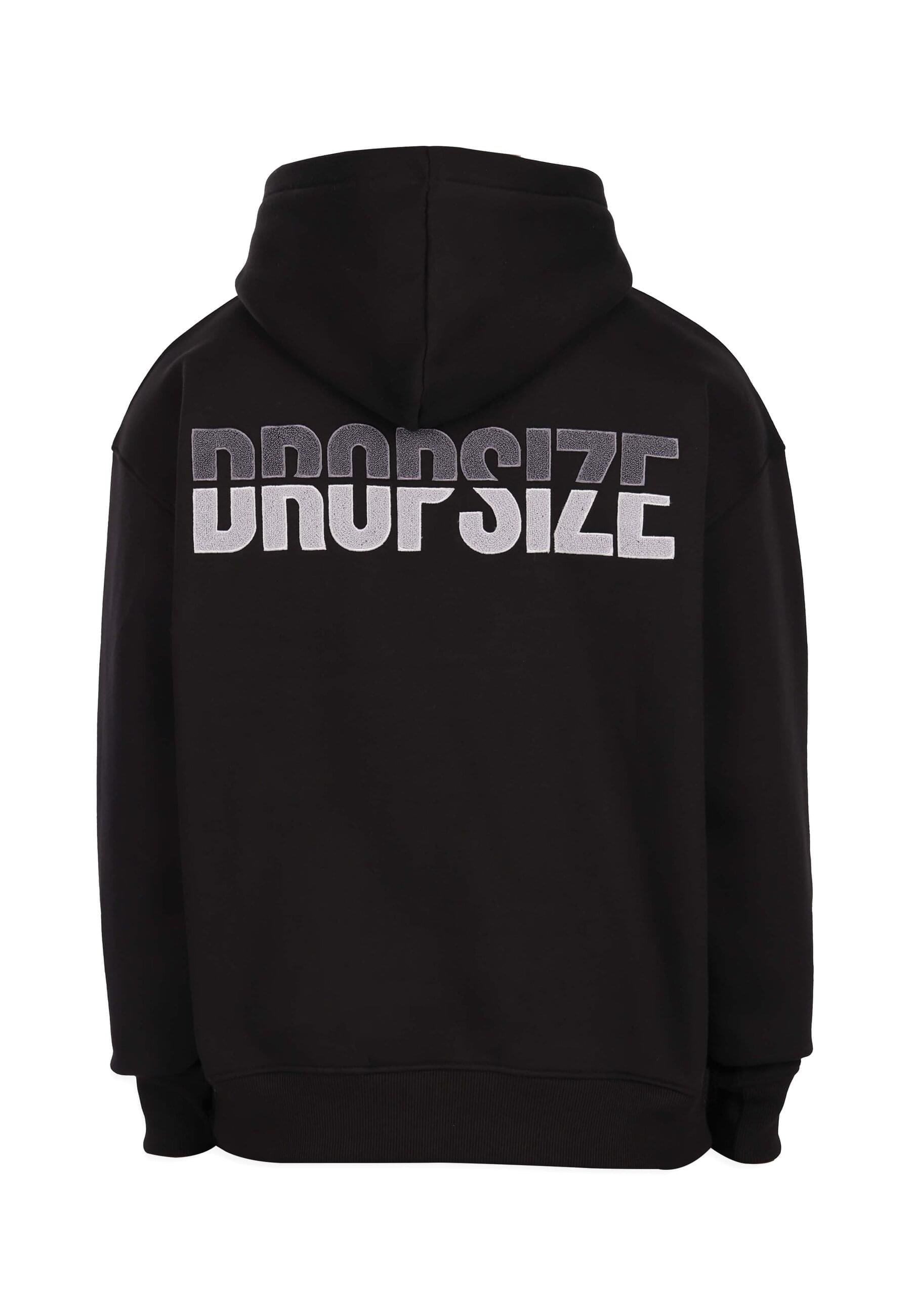 Dropsize Kapuzensweatshirt "Dropsize SPLIT FROTTEE EMBO HOODIE", 1 Stk. günstig online kaufen