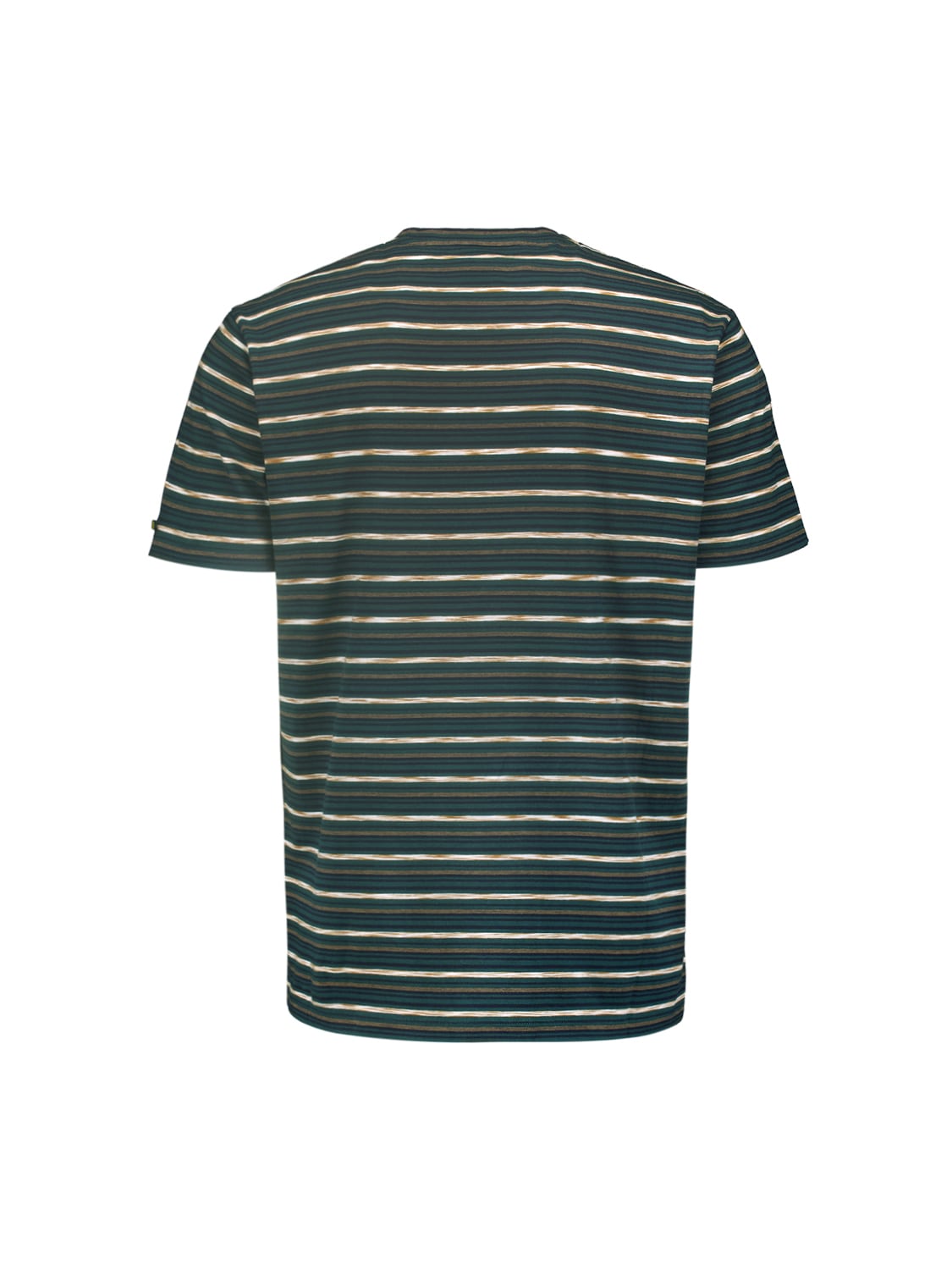 NO EXCESS T-Shirt »No Excess T-Shirt mit Rundhalsausschnitt und Multicolor-Streifen«