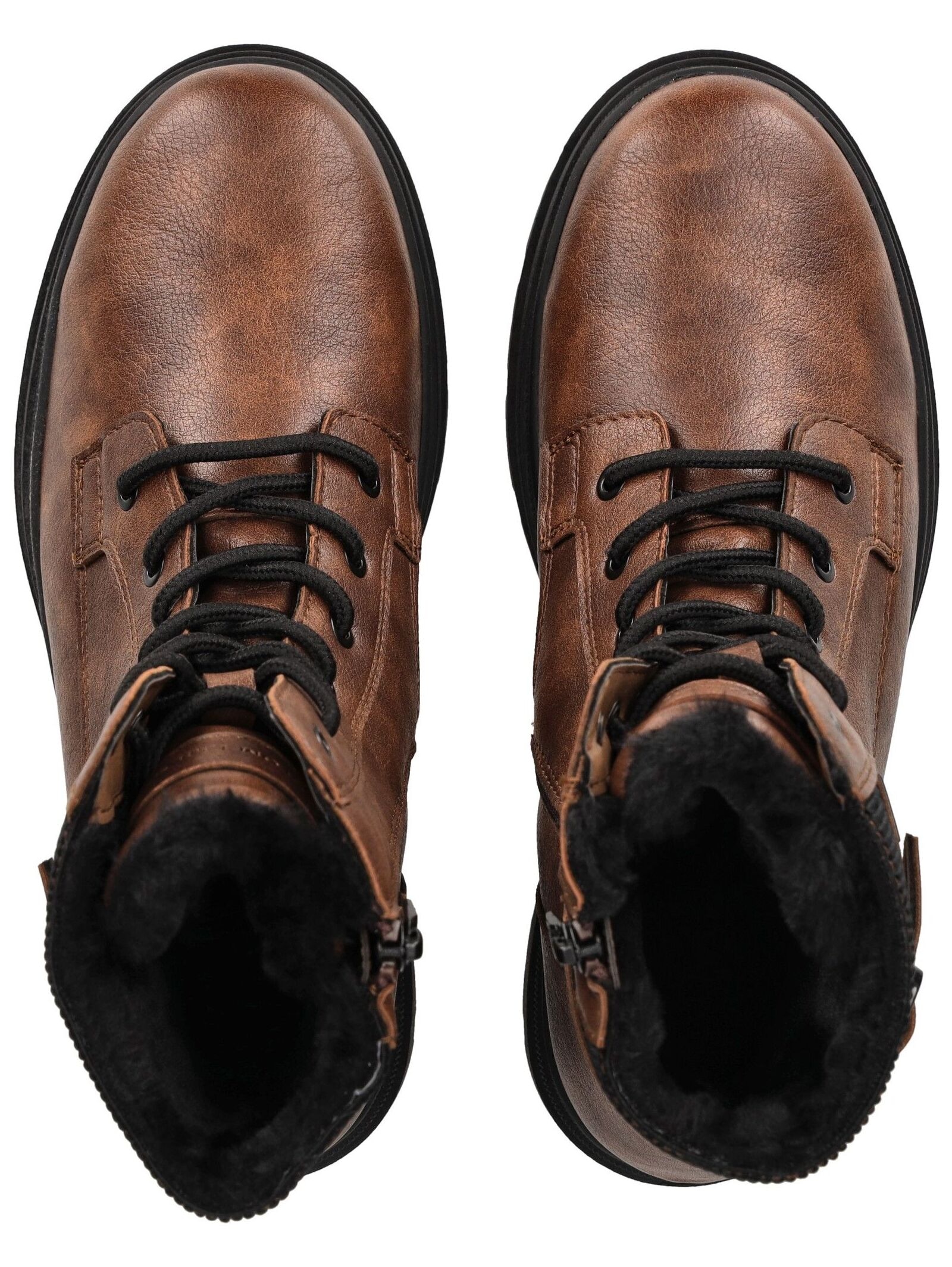 TOM TAILOR Schnürstiefelette »Tom Tailor Stiefelette Lederimitat«