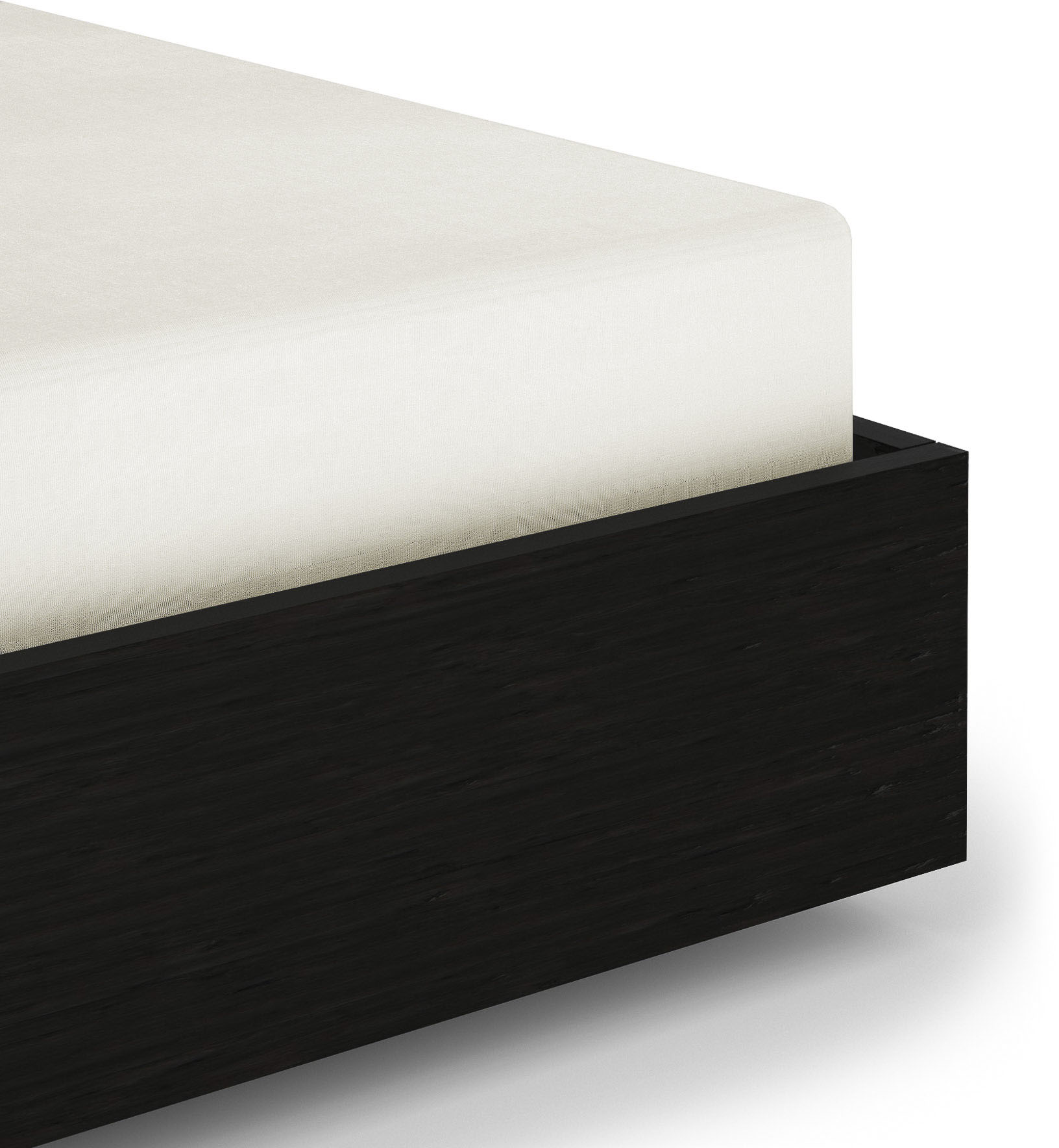 Heckett & Lane Spannbettlaken "Elementi" Laken aus 100% Baumwolle, hochwertiges Mako-Satin, Betttuch ab 90x200