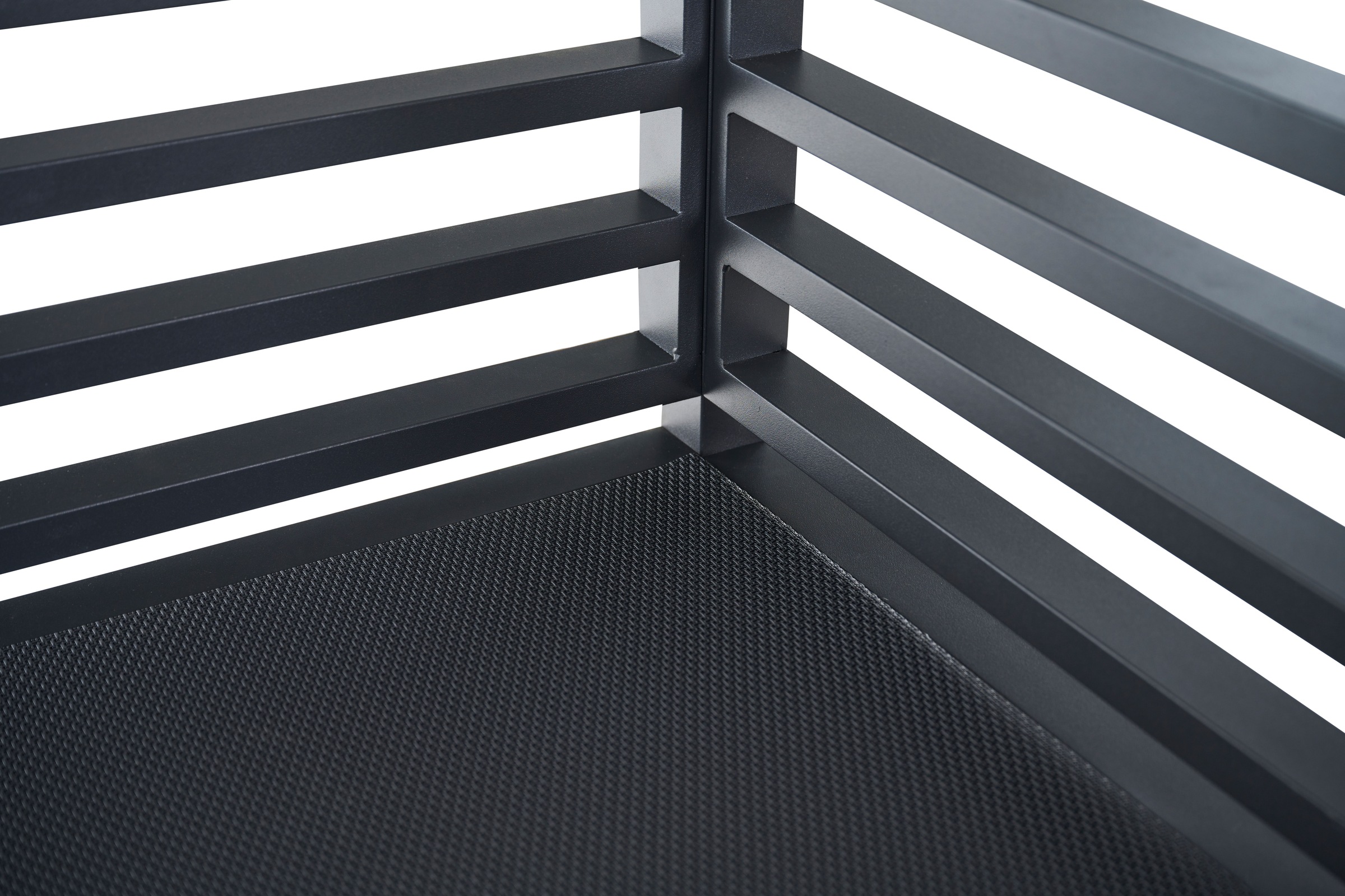 Siena Garden Gartentisch »PALMA Eckelement« Aluminiumrahmen, Ranotex® Bezug dunkelgrau