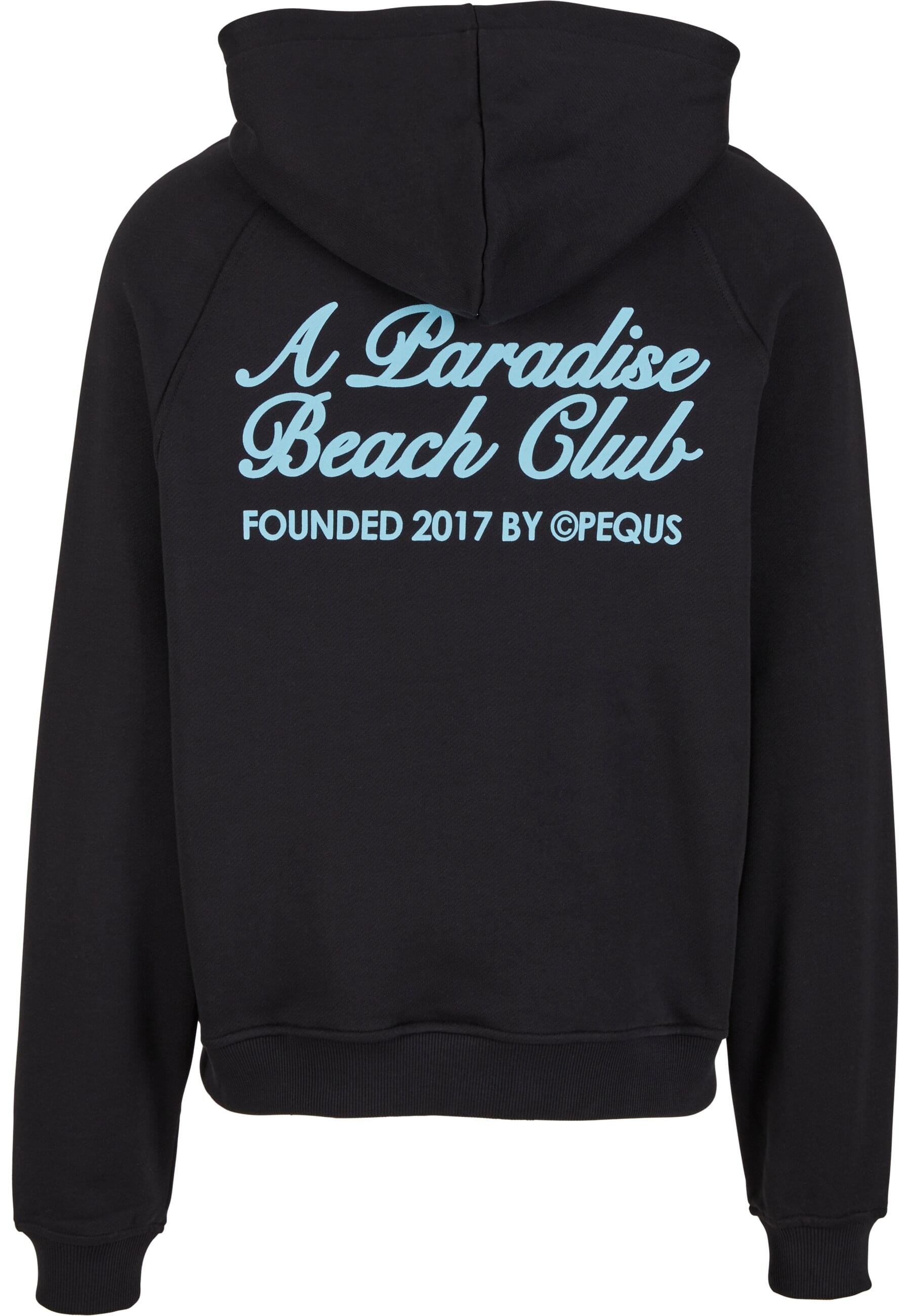 PEQUS Sweatjacke "PEQUS PEQUS A Paradise Beach Club Back Logo Zip-Hoodie" günstig online kaufen