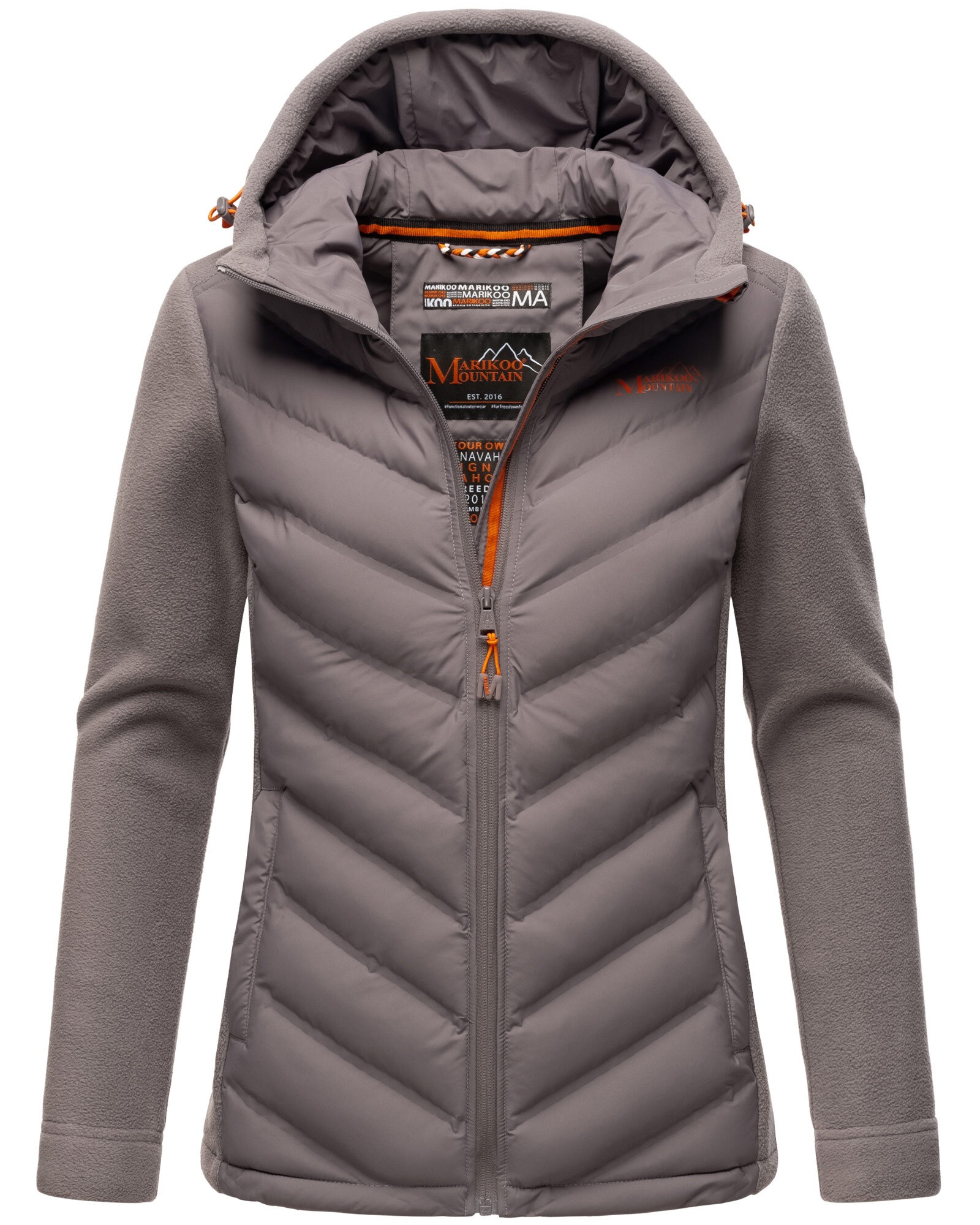 Marikoo Outdoorjacke "Mount Haruna", mit hoch schließendem Kragen