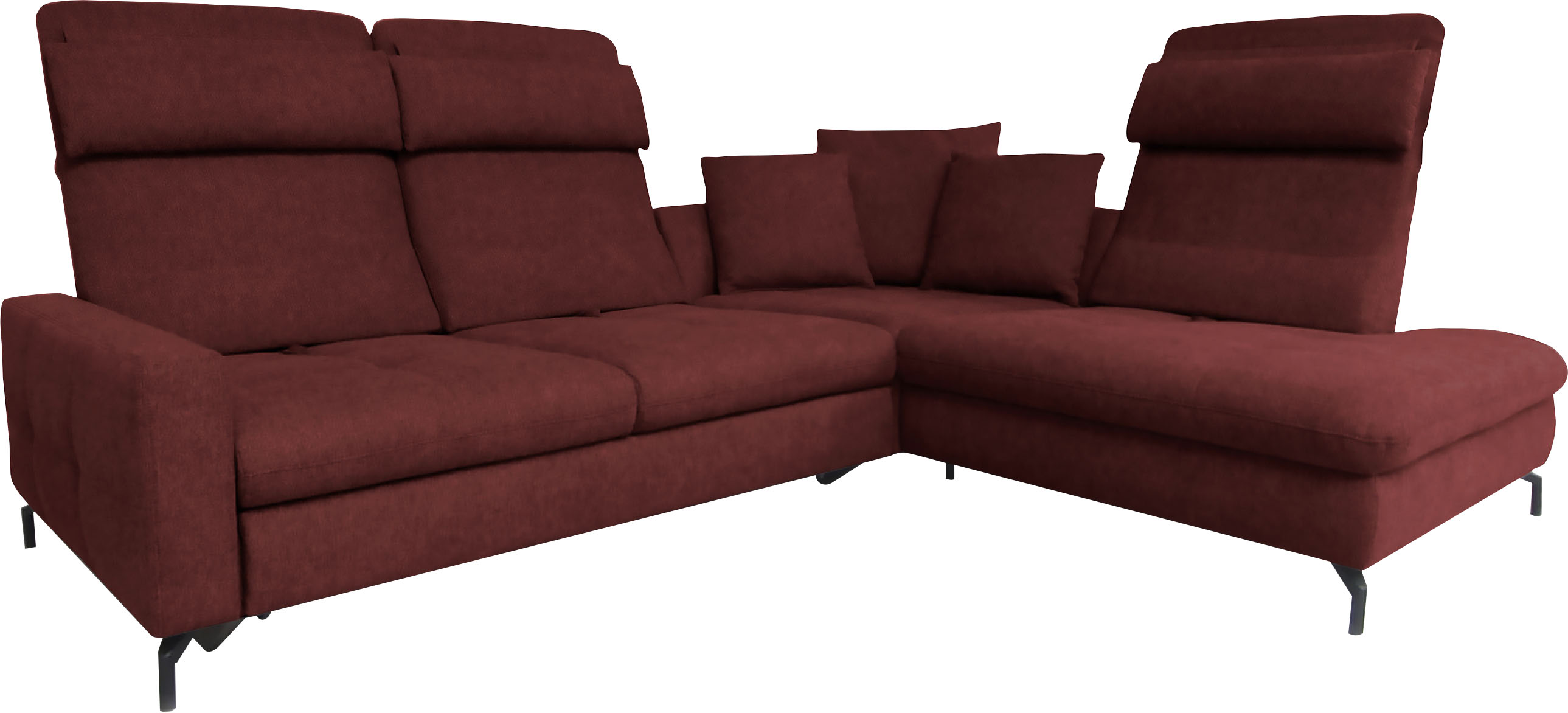 Thumbnail - alina Ecksofa "Louis", Breite 286 cm, Rückenlehnenverstellung, wahlweise mit Bettfunktion